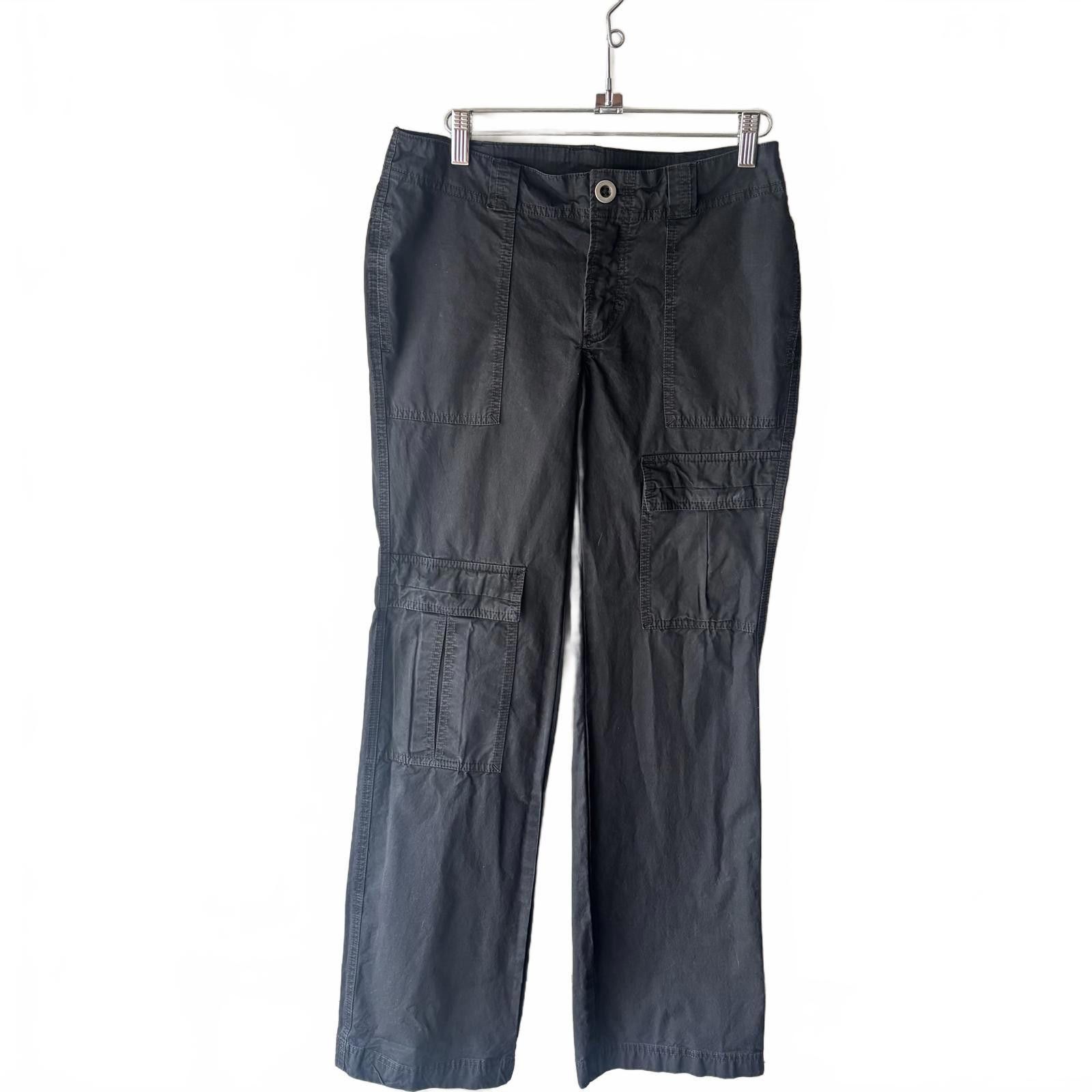 Free People Free People Women's Black Cargo Jeans with Pockets Size 25" / US 0 / IT 36 - 2 Thumbnail