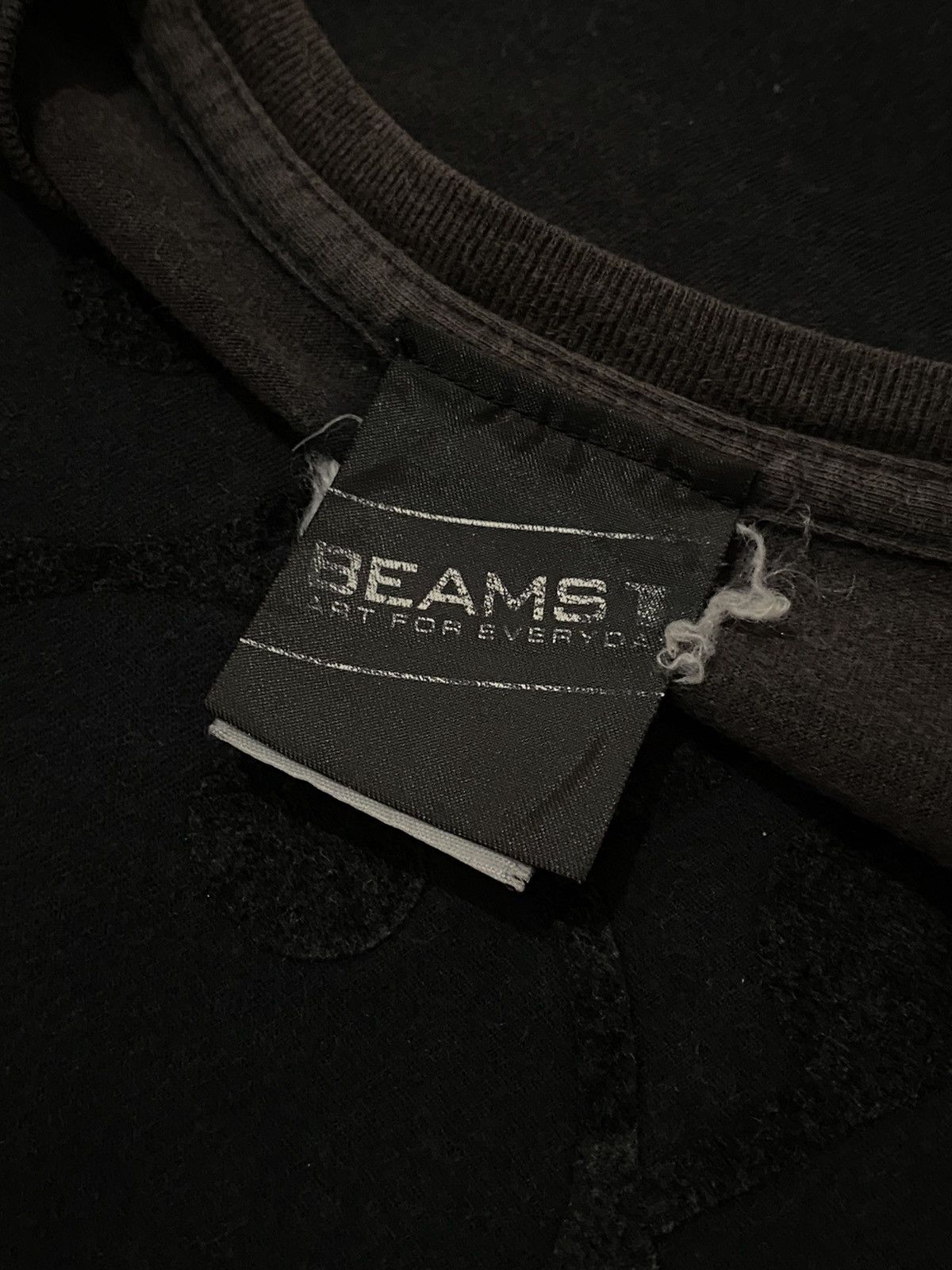 Beams Plus × Designer × Japanese Brand BEAMS JAPAN BLACK BEAR FLEECE LOGO TSHIRT Size US M / EU 48-50 / 2 - 8 Thumbnail
