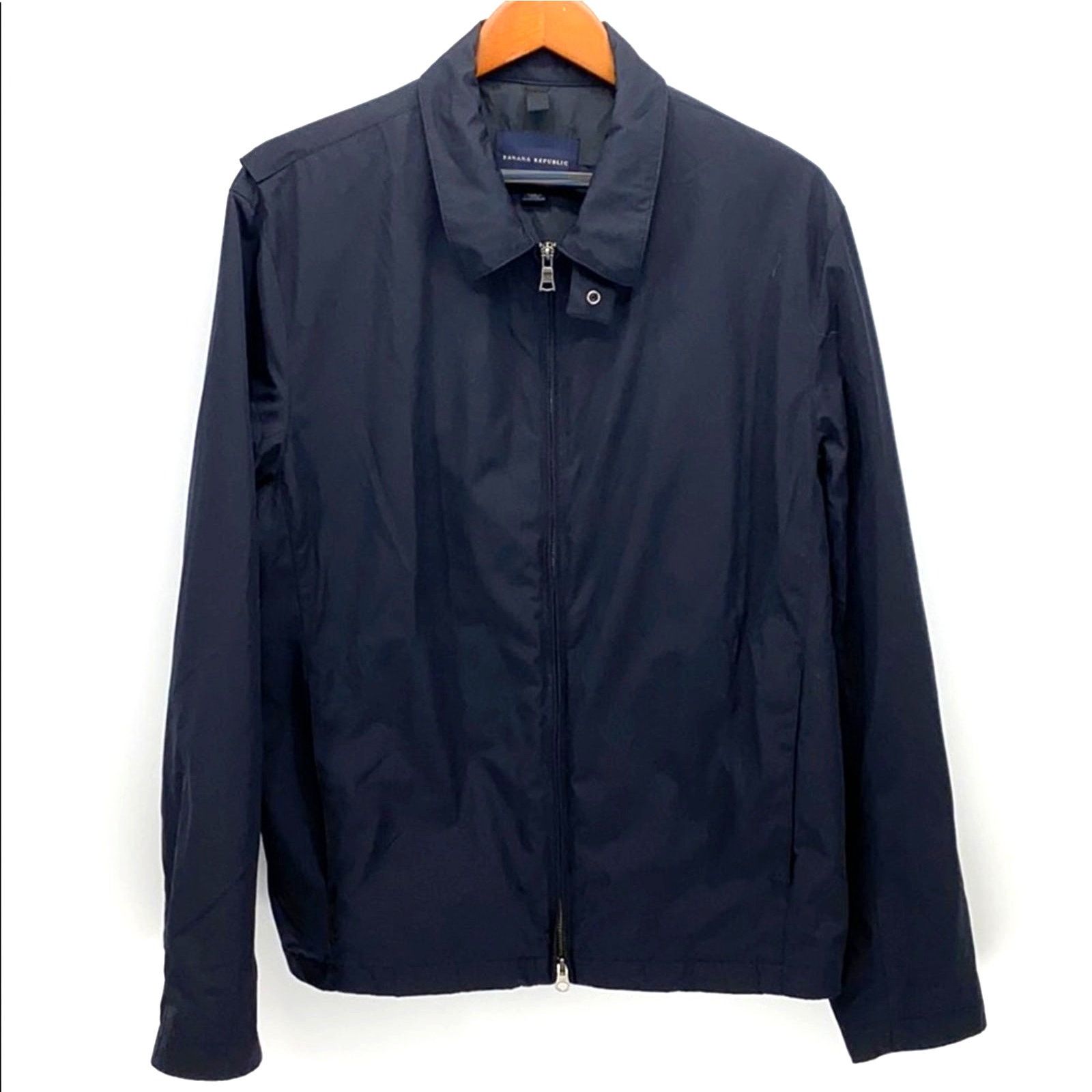 Banana Republic Banana Republic polyester black zip up jacket classic sz XL Size US XL / EU 56 / 4 - 1 Thumbnail