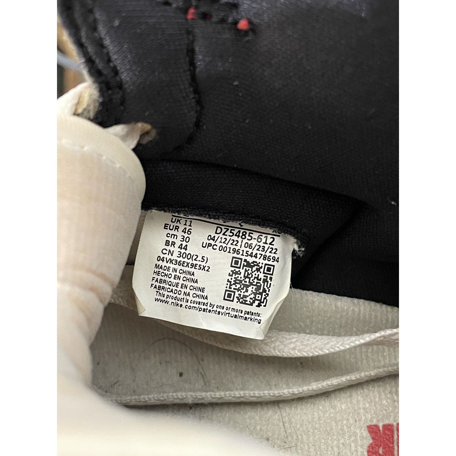 Jordan Brand JORDAN 1 RETRO HIGH OG CHICAGO LOST & FOUND SIZE 12 PREOWNED Size US 12 / EU 45 - 5 Thumbnail