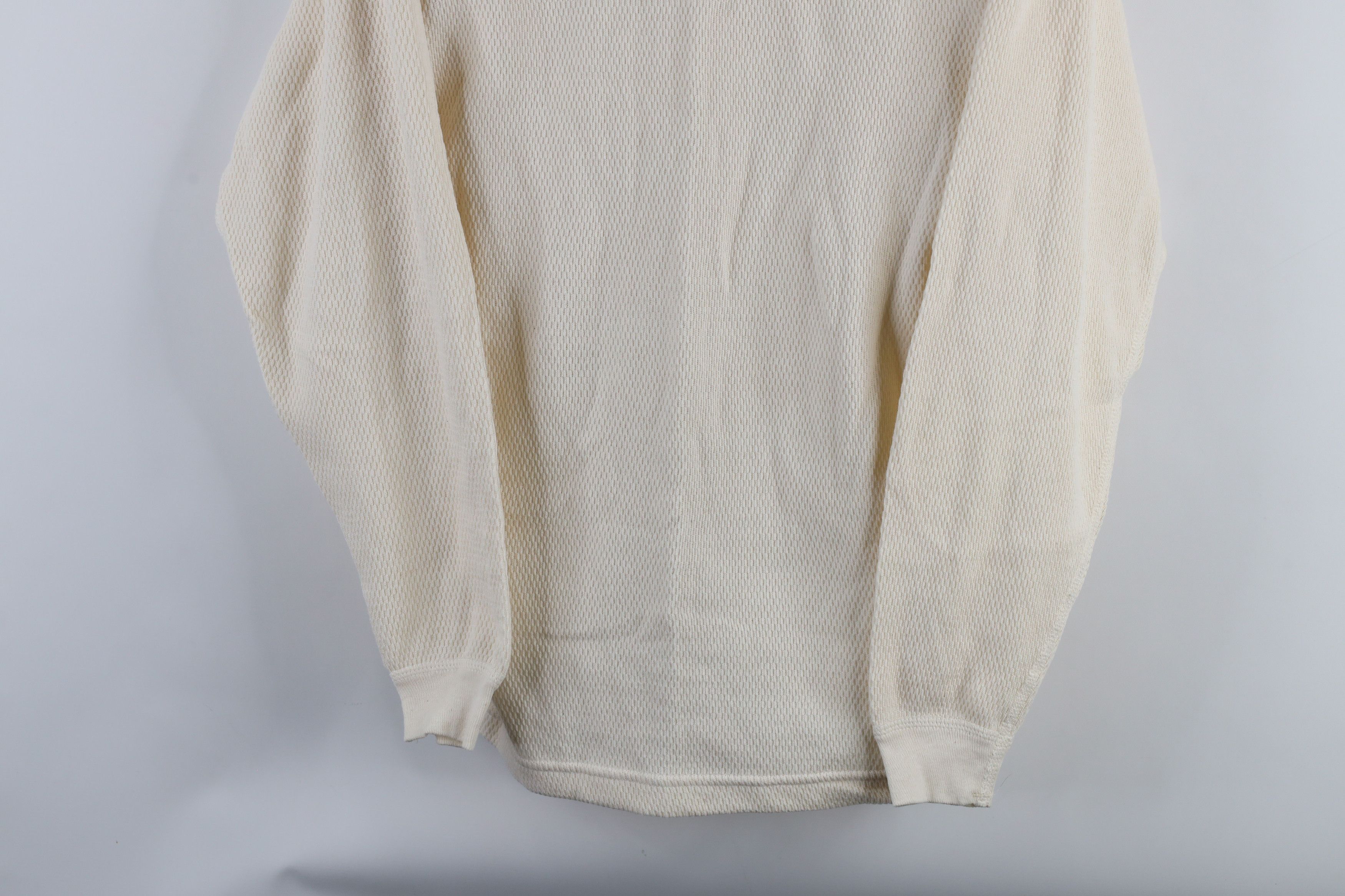 Vintage Vintage 90s Streetwear Thermal Waffle Knit T-Shirt USA Size XL / US 12-14 / IT 48-50 - 3 Thumbnail