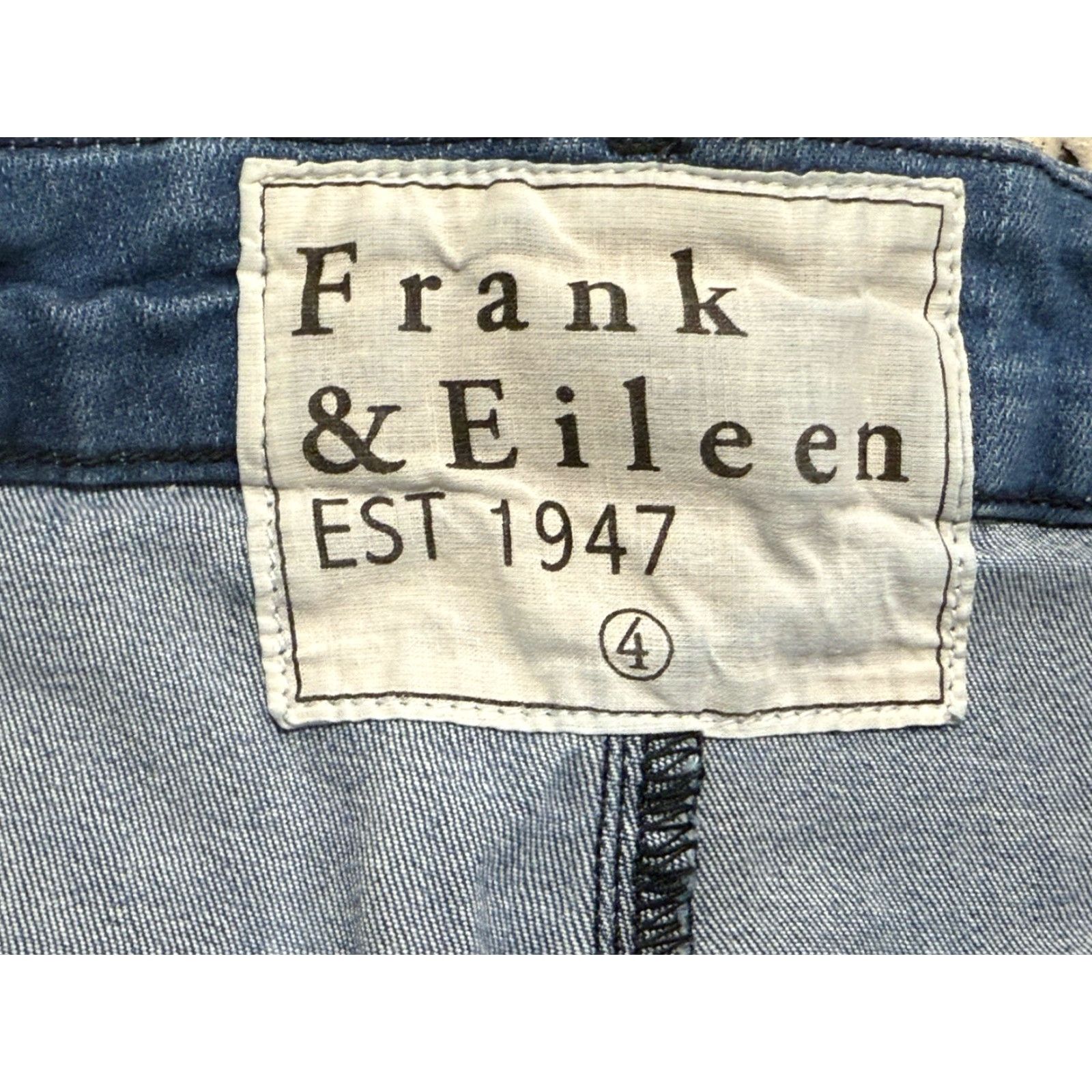 Frank & Eileen VINTAGE Frank & Eileen Women’s Cropped Jeans Size 4 Blue Stretch Denim Pants Size 27" / US 4 / IT 40 - 6 Thumbnail