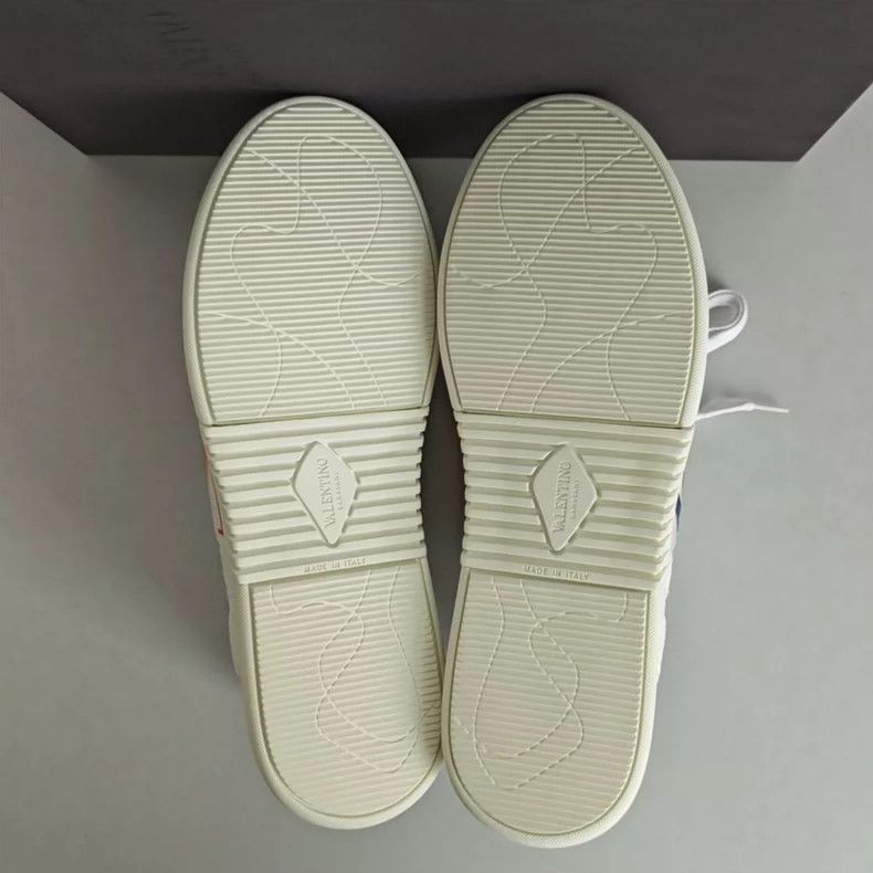 Valentino Valentino white rainbow laced casual shoes Size US 9 / EU 42 - 4 Thumbnail