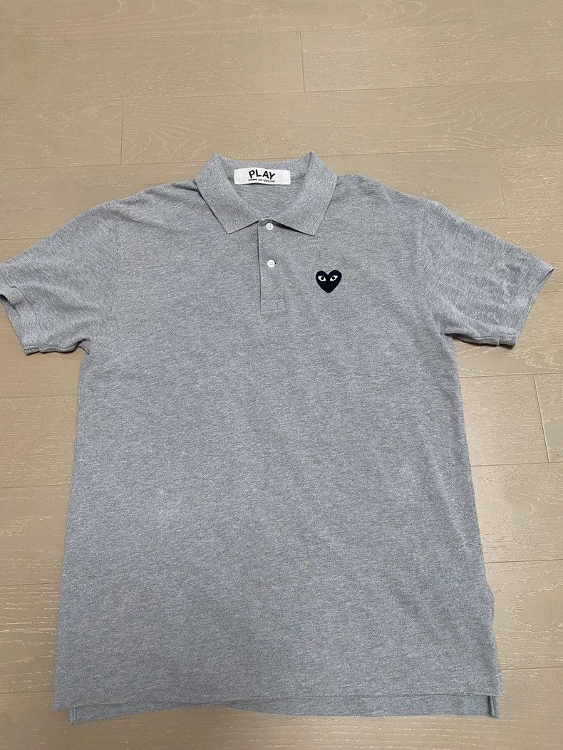 Comme Des Garcons Grey polo shirt 2505-Nextarrow