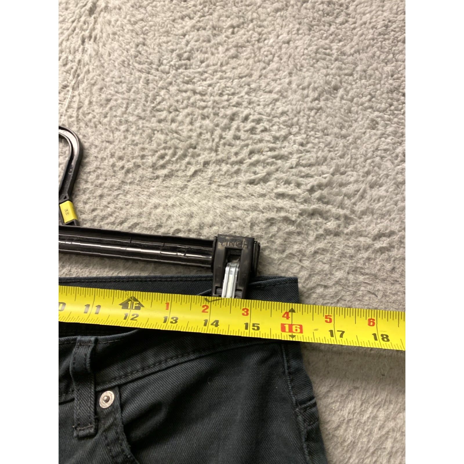 Levi's VINTAGE Levi's 550 Jeans Womens 10 M Faded Black Bootcut Denim 5-Pocket Zip Mid Rise Slim Size 32" / US 10 / IT 46 - 4 Thumbnail