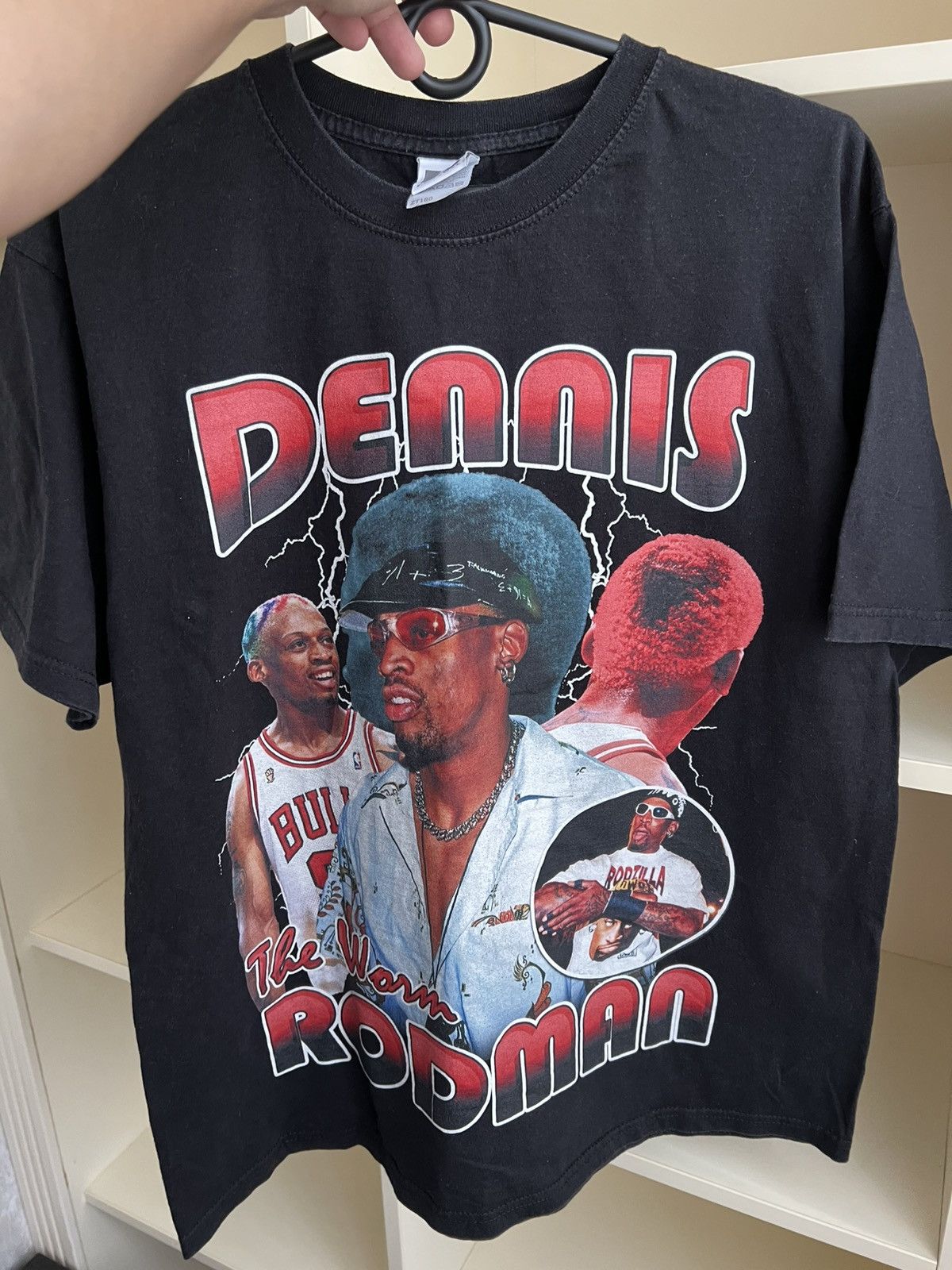 Vintage Vintage Dennis Rodman T-Shirt Basketball NBA Player Size M Size US M / EU 48-50 / 2 - 8 Thumbnail