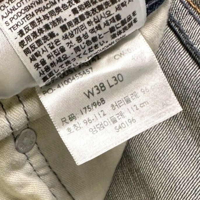 Levi's Levi's 514 Jeans Mens 38X30 Blue Slim Straight 5 Pockets Denim Pants Regular Inseam 30 Size US 38 / EU 54 - 4 Thumbnail