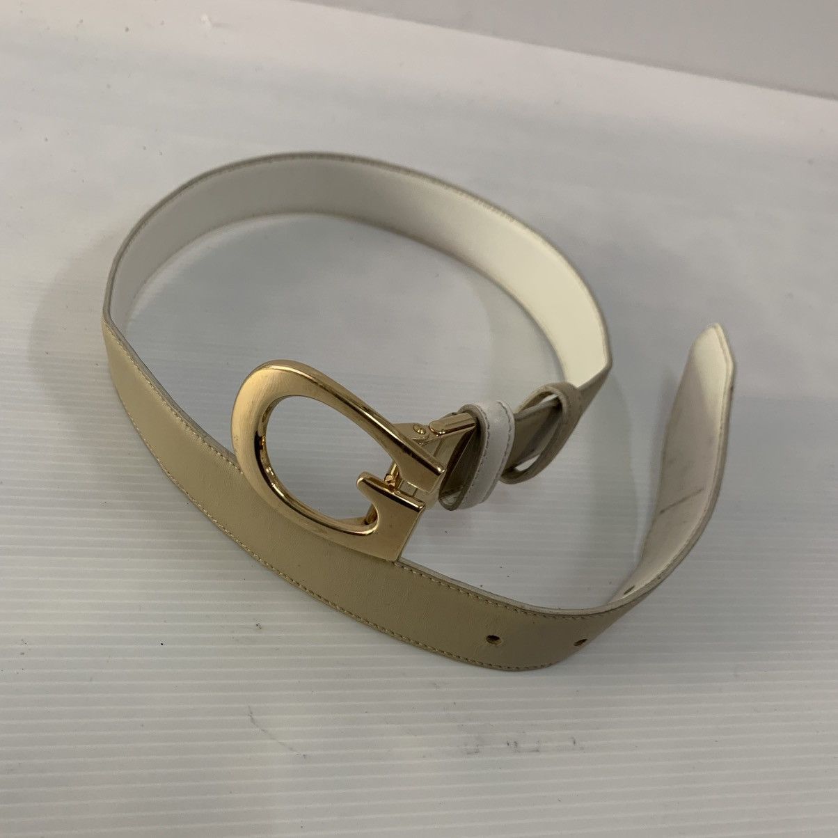 Gucci Authentic Gucci 2 Tone Colour Leather Belts Size ONE SIZE - 3 Thumbnail