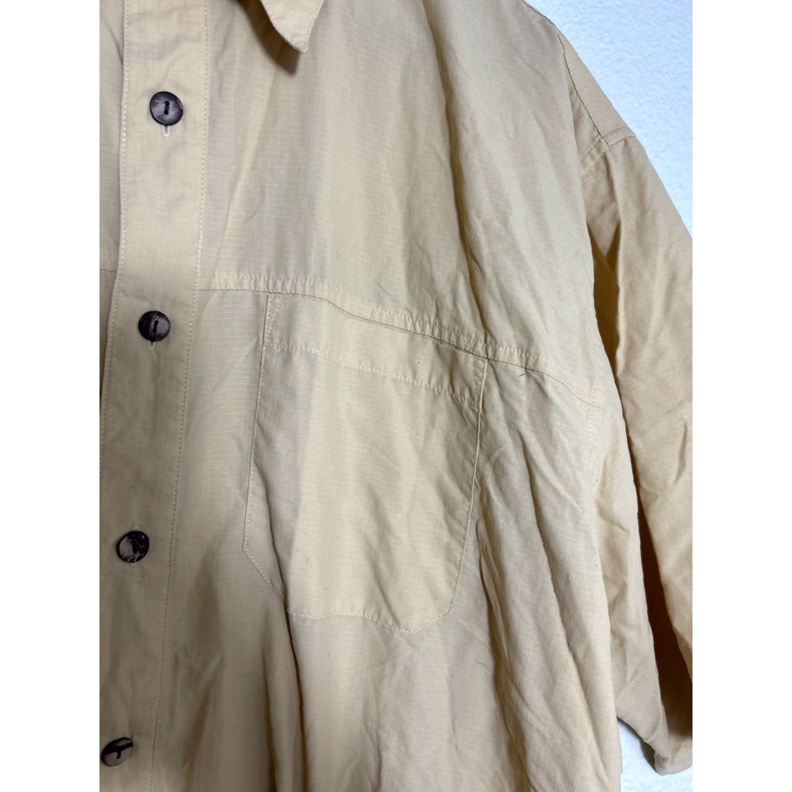Stormtech Stormtech Men's XL Ripstop Beige Button-Up Shirt User: Stormtech Men's XL Ripstop Beige Button-Up Shirt Size US XL / EU 56 / 4 - 6 Thumbnail