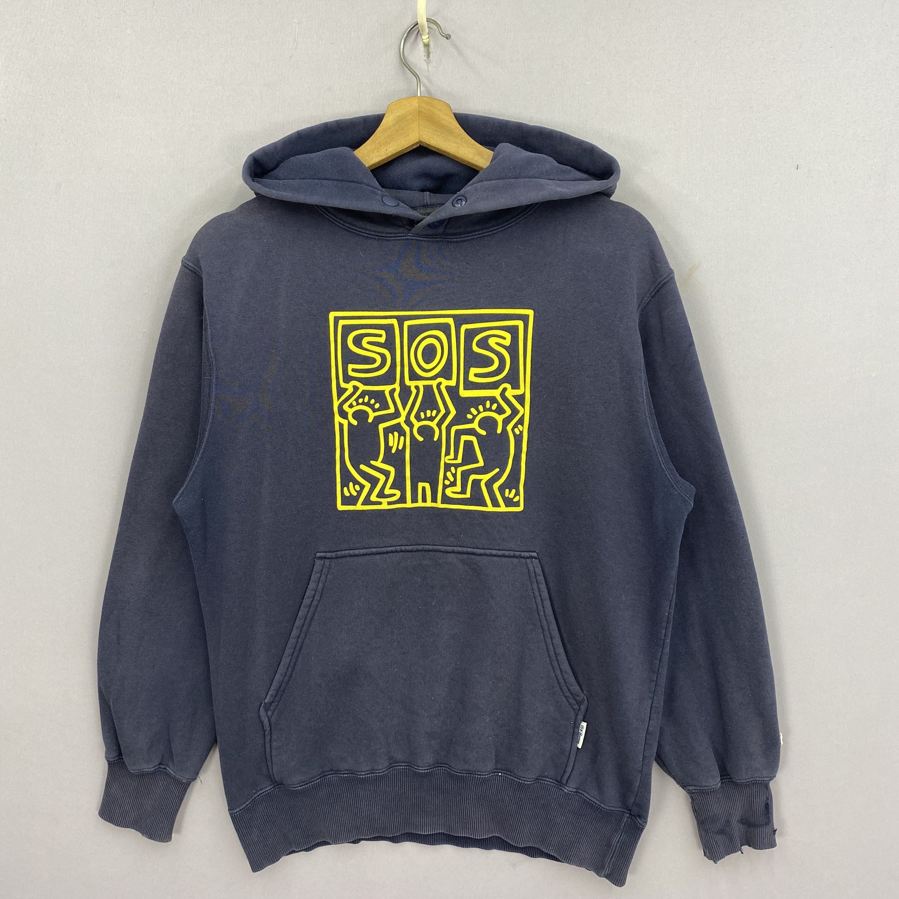 Keith Haring Vintage Keith Haring Sweater Y2K Doodle Artwork Sweatshirt Size US S / EU 44-46 / 1 - 1 Thumbnail