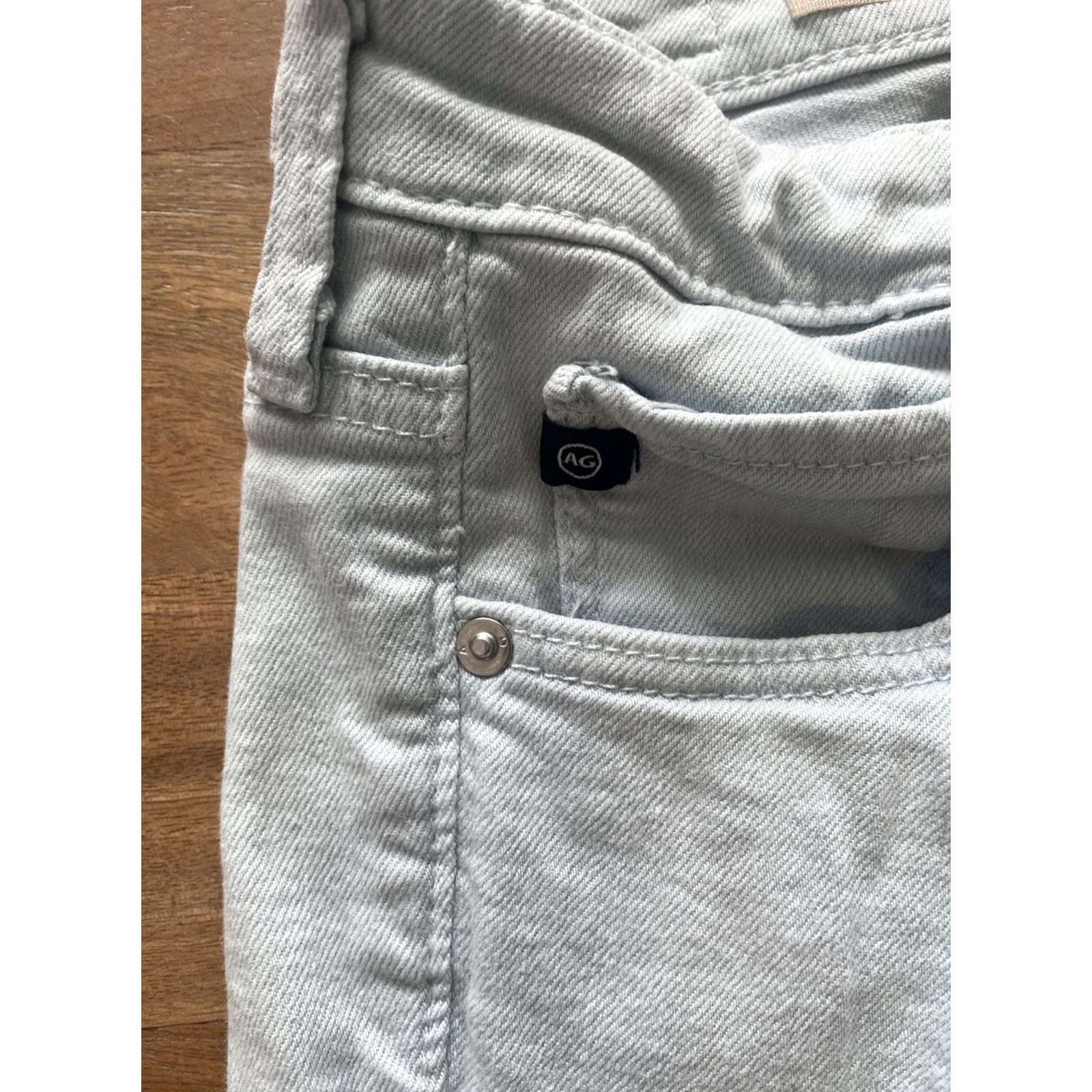 AQUA AG Adriano Goldschmied The Legging Ankle Super Skinny Women 25R Aqua MADE USA Jeans Blue 5-Pocket Logo Size 42" / US 20 - 5 Thumbnail
