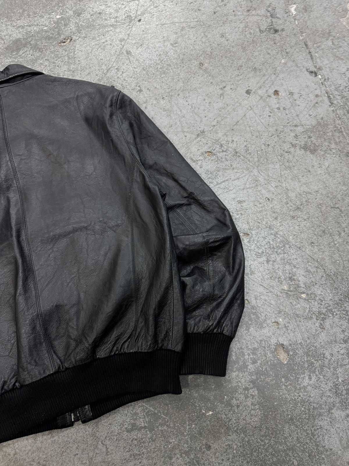 Japanese Brand Vintage Real Leather Racing Jacket Primavera Size US L / EU 52-54 / 3 - 11 Thumbnail