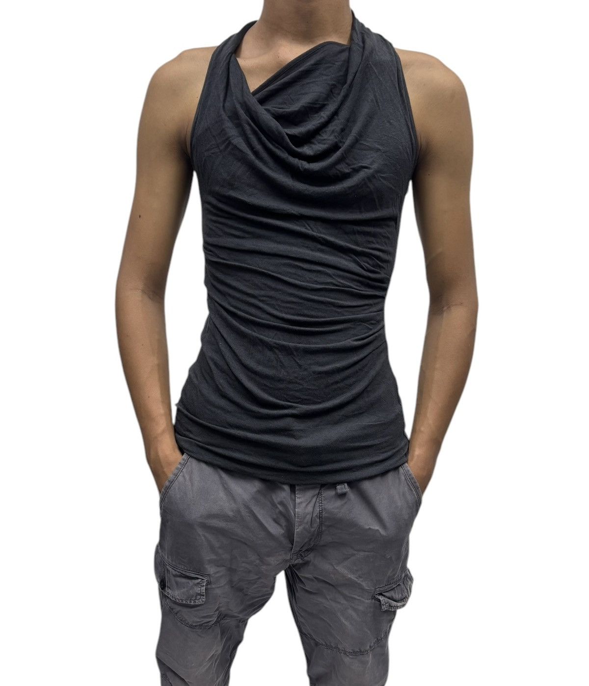 Helmut Lang HELMUT LANG WRINKLE SHIRT SLEEVELESS Size US S / EU 44-46 / 1 - 4 Thumbnail
