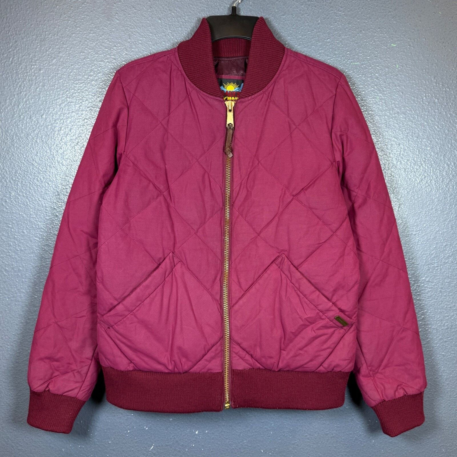 Eddie Bauer Eddie Bauer S burgundy Skyliner model quilted down jacket Size S / US 4 / IT 40 - 1 Thumbnail
