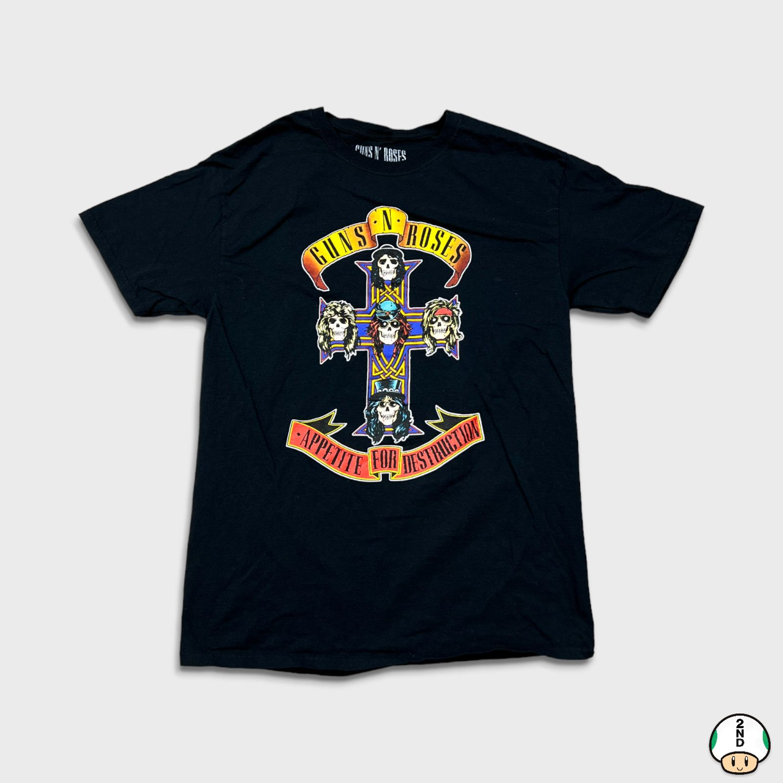 Band Tees × Guns N' Roses × Vintage Guns N' Roses T Shirt Medium Appetite Destruction Band Tee Size US M / EU 48-50 / 2 - 1 Thumbnail