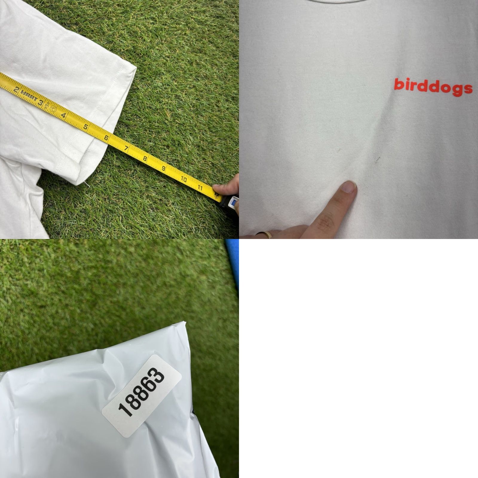 Vintage Birddogs Gym Shirt Mens Large White USA Flag Graphic Print Short Sleeve Tech Casual Size US L / EU 52-54 / 3 - 8 Thumbnail