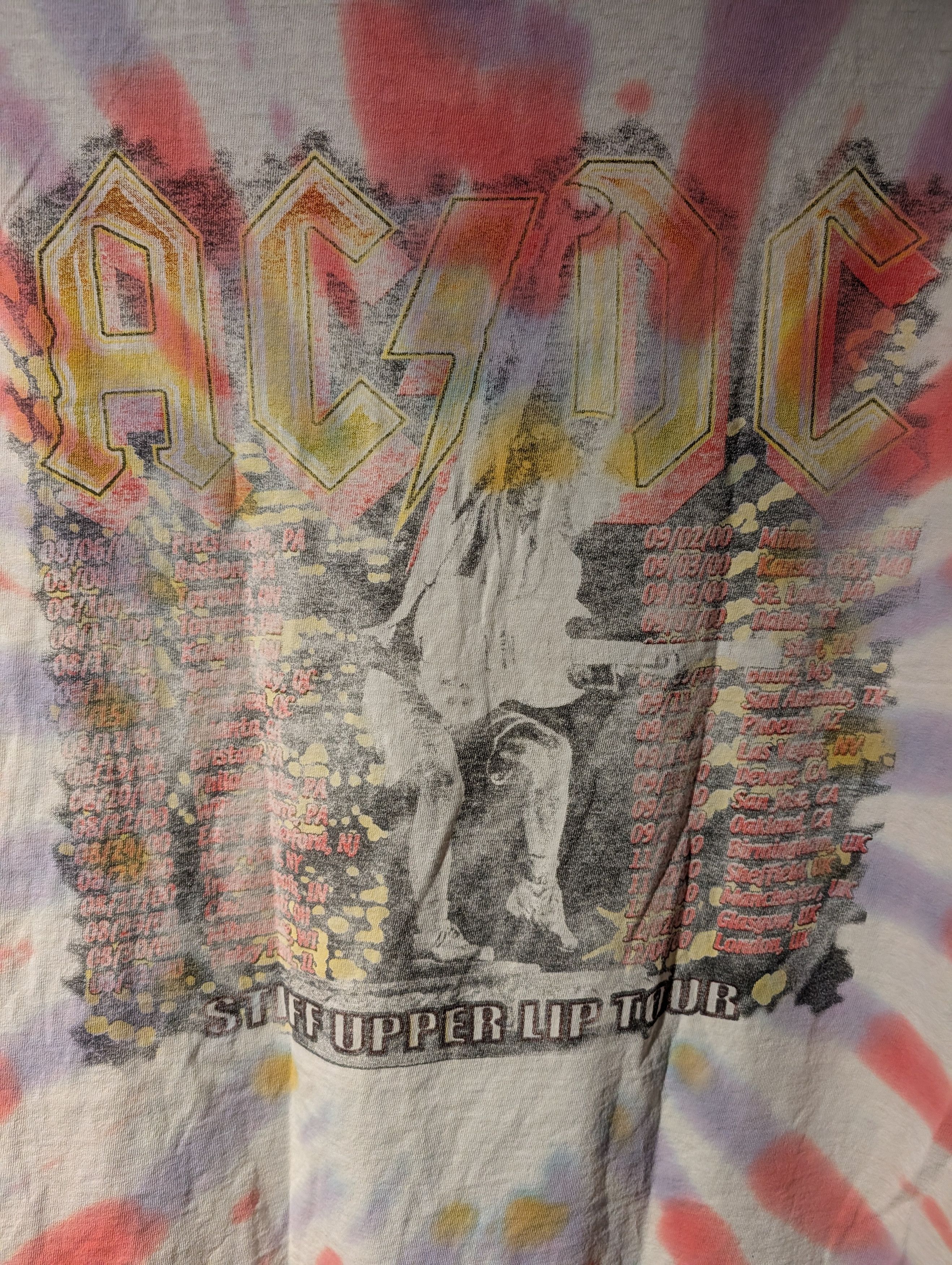 Band Tees VTG 2001 AC/DC Stiff Upper Lip Concert Tour Rock T Shirt Size US XL / EU 56 / 4 - 9 Thumbnail