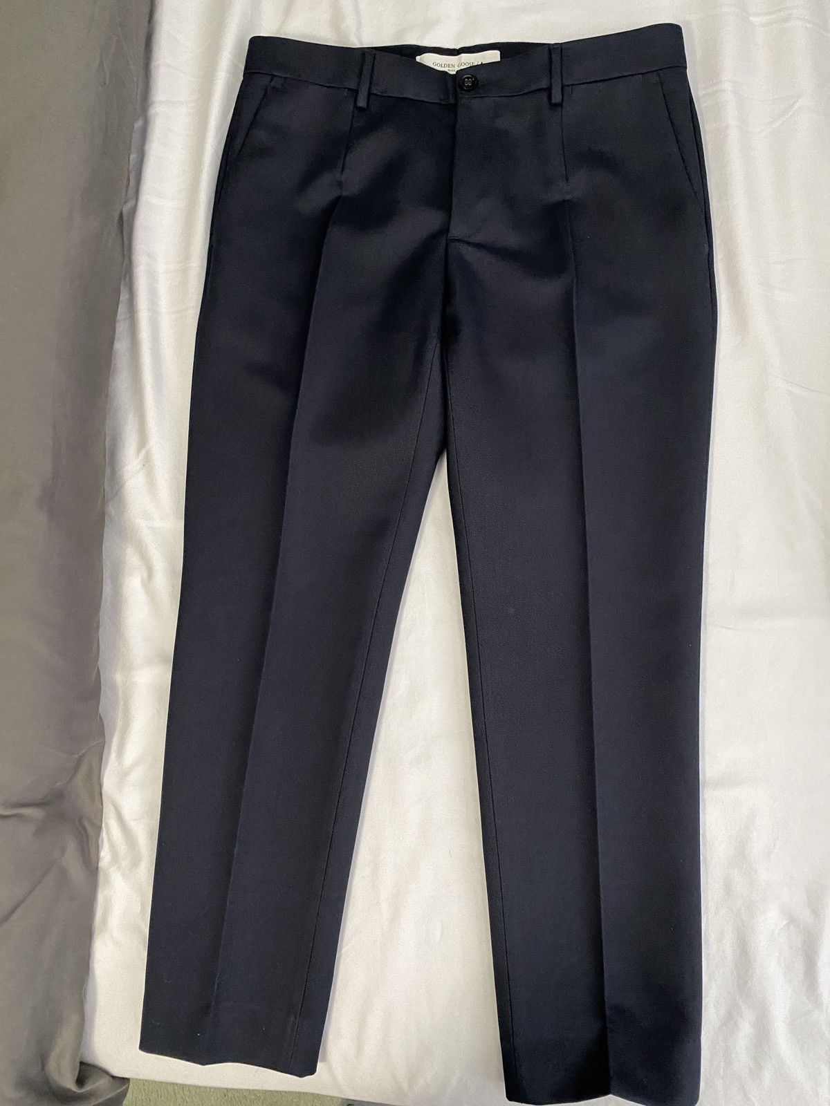 Golden Goose Golden Collection - Navy Tapered Trousers - Golden Goose Size US 34 / EU 50 - 12 Thumbnail