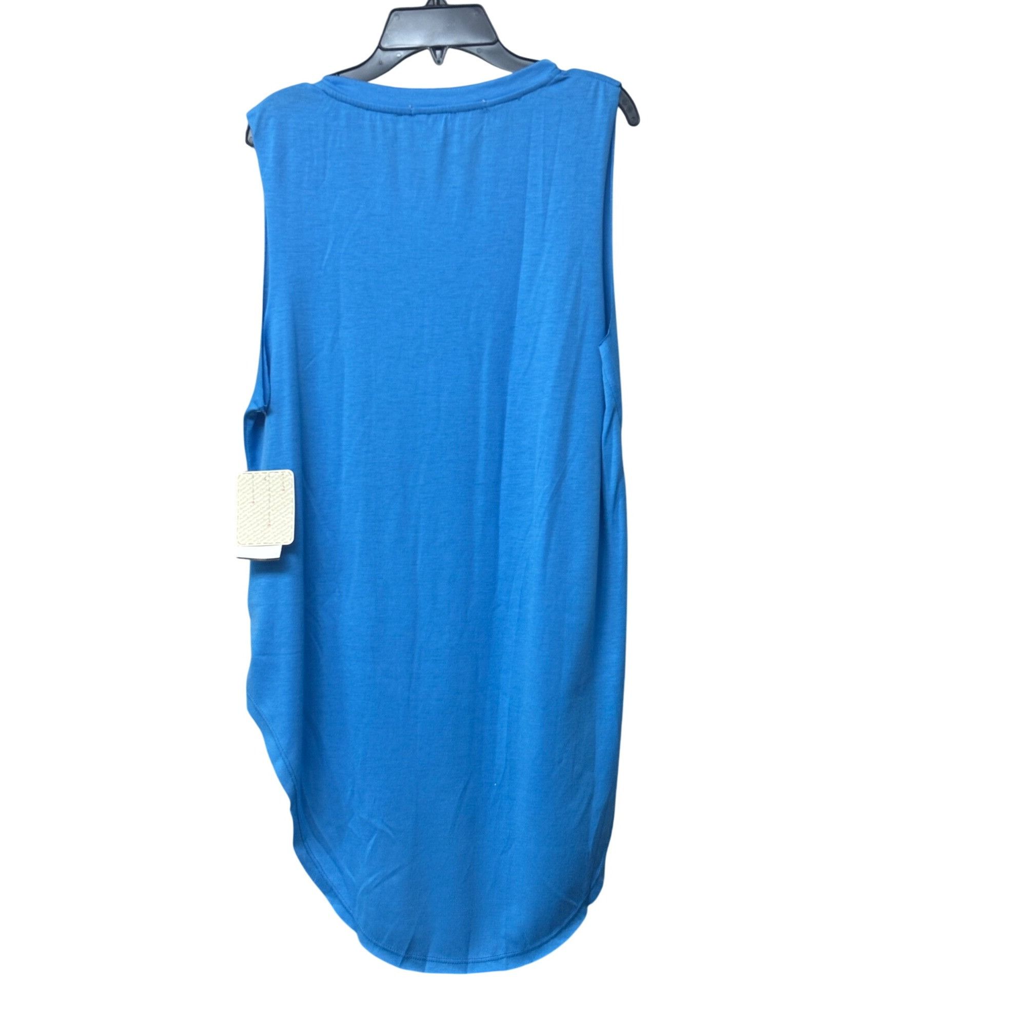 Other Rebellious One Junior's High Low Graphic Tank Top, Neon Blu Size XL / US 12-14 / IT 48-50 - 10 Thumbnail
