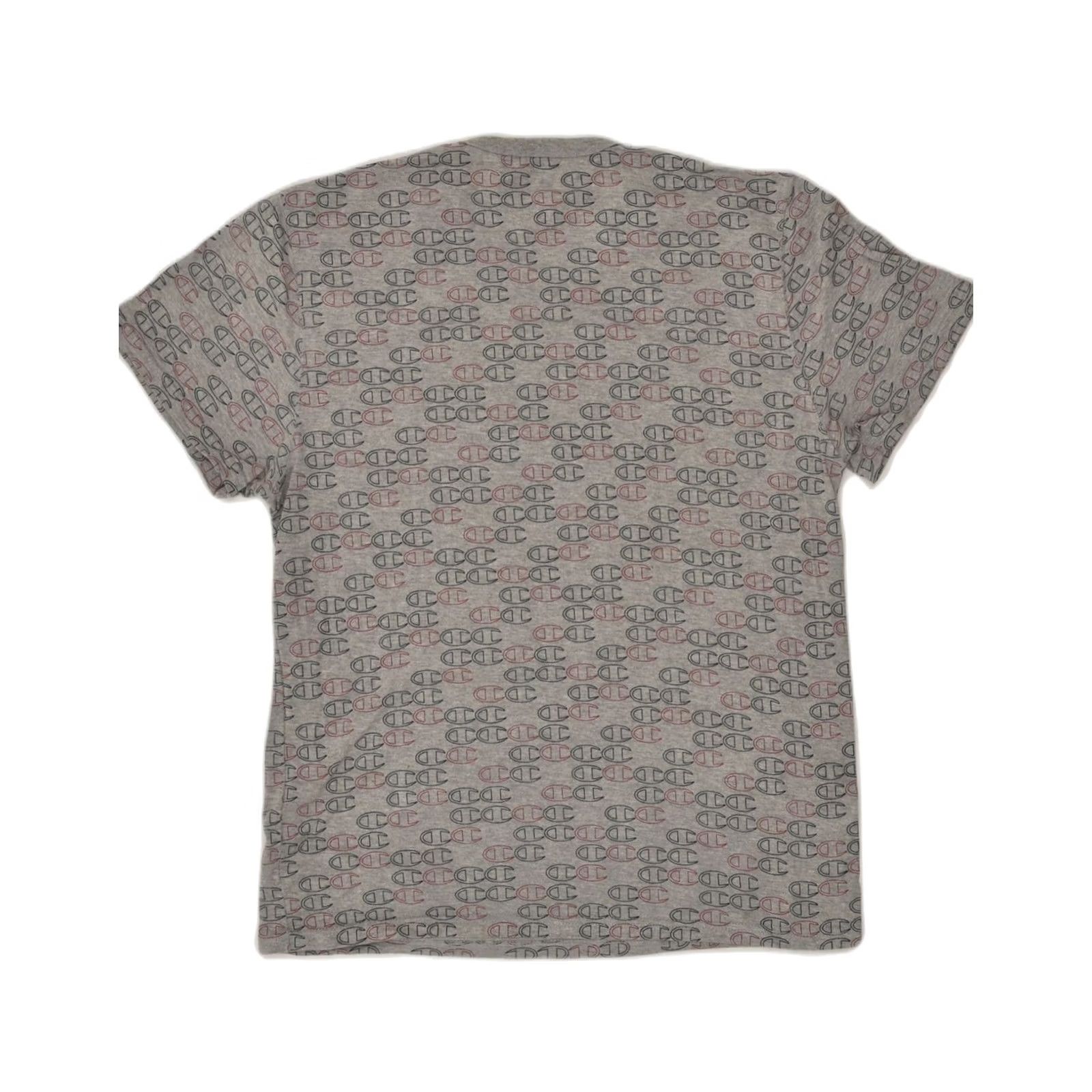 Champion CHAMPION Womens Slim Graphic T-Shirt Top Large Grey Size L / US 10 / IT 46 - 2 Thumbnail