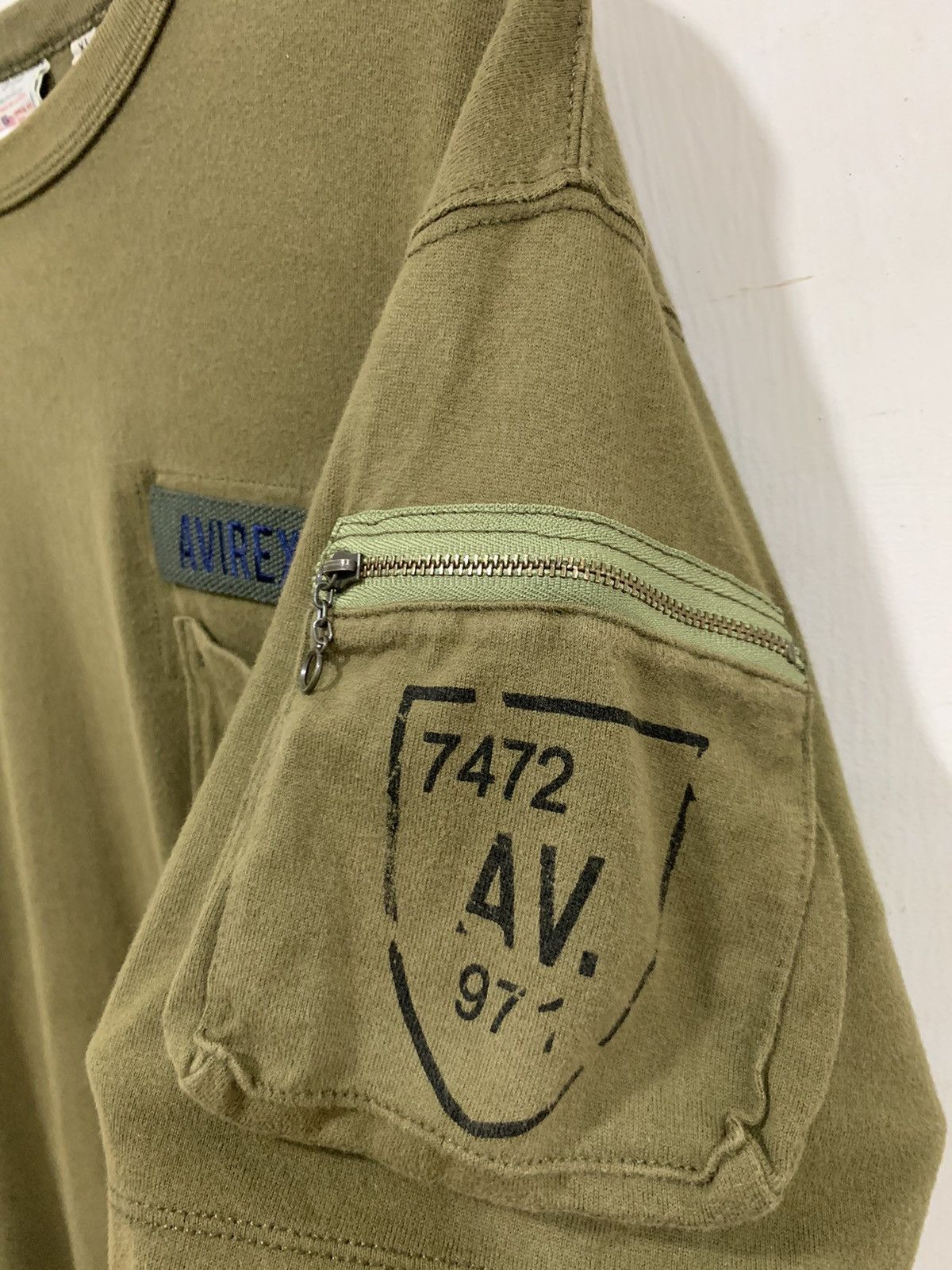 Avirex 🔥 🔥🔥 Avirex USA Army Style T-shirt Faded Colour Size US XL / EU 56 / 4 - 3 Thumbnail