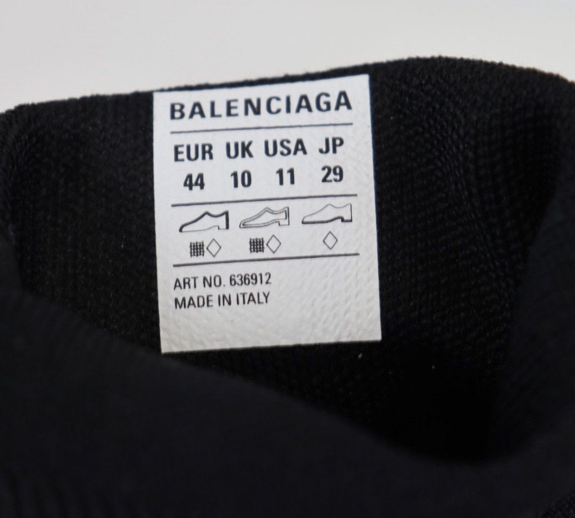 Balenciaga o1rshd1 Flex Five Toe Socks Boots in Black/white Size US 11 / EU 44 - 15 Thumbnail