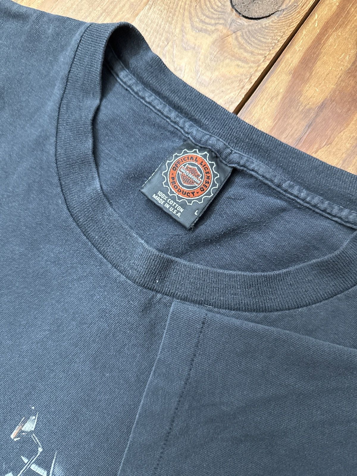 Harley Davidson × Vintage Vintage 90s 1996 Harley Davidson Nothing Sounds Like T-Shirt Size US L / EU 52-54 / 3 - 2 Thumbnail