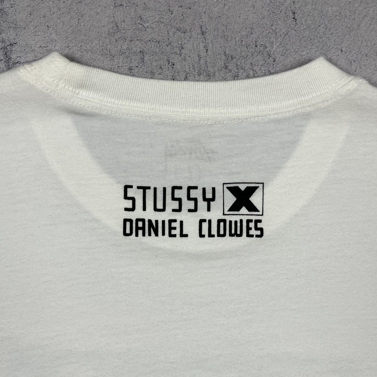 Stussy Stussy x Daniel Clowes y2k cropped big logo tee Size US L / EU 52-54 / 3 - 14 Thumbnail