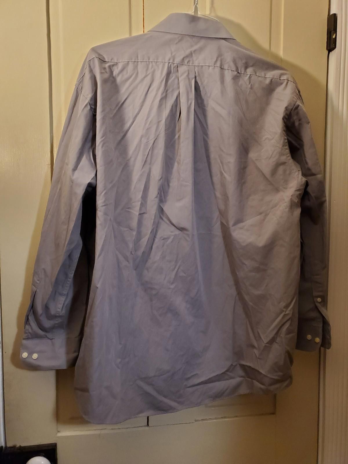 Knightsbridge Knightsbridge Men's Dress Shirt XL Gray 17-17.5-34/35 Size 42R - 5 Thumbnail