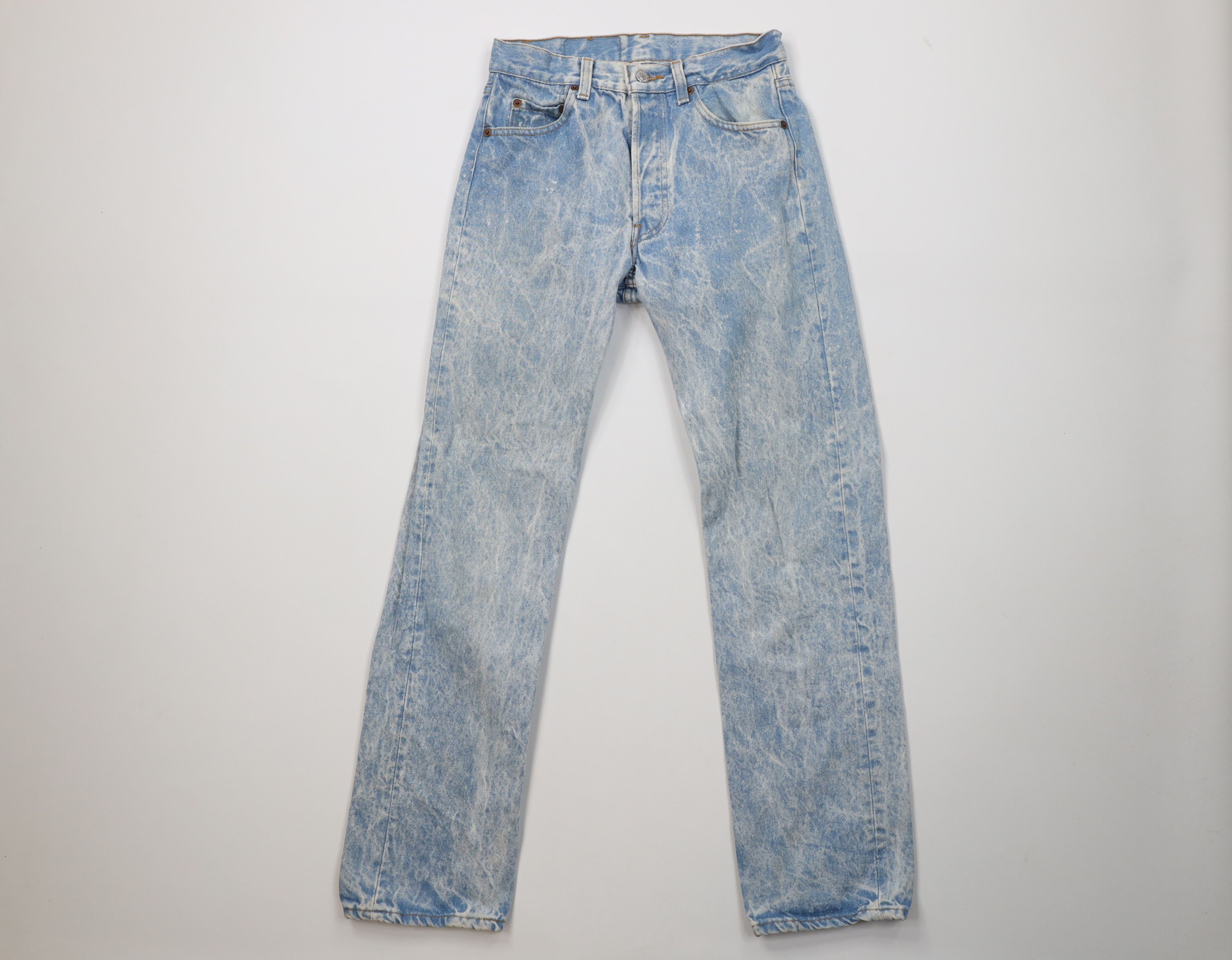Levi's Vintage 80s Levis 501xx Button Fly Original Jeans Blue USA Size US 28 / EU 44 - 1 Thumbnail