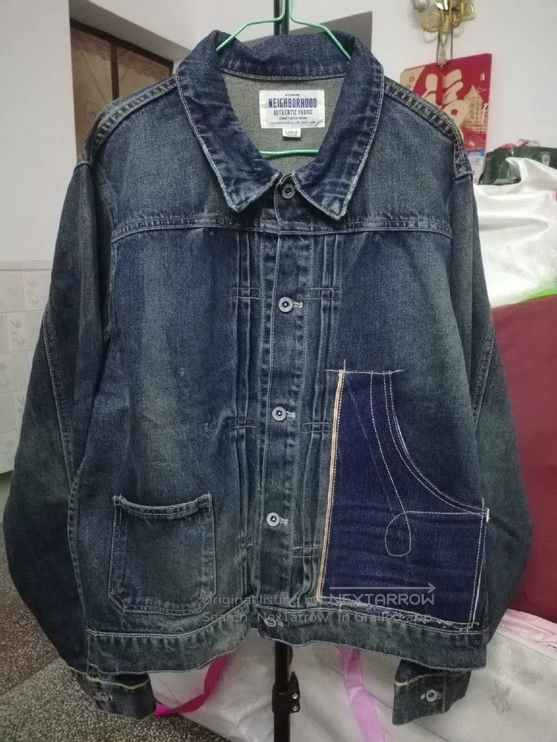 Neighborhood Neighborhood Denim Jacket Size US L / EU 52-54 / 3 - 1 Thumbnail