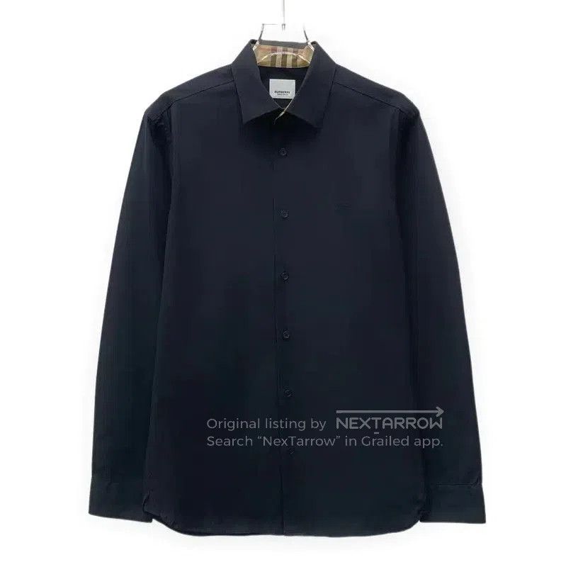 Burberry Burberry Women's Black Cotton Long Sleeve Shirt. Size XS / US 0-2 / IT 36-38 - 1 Thumbnail