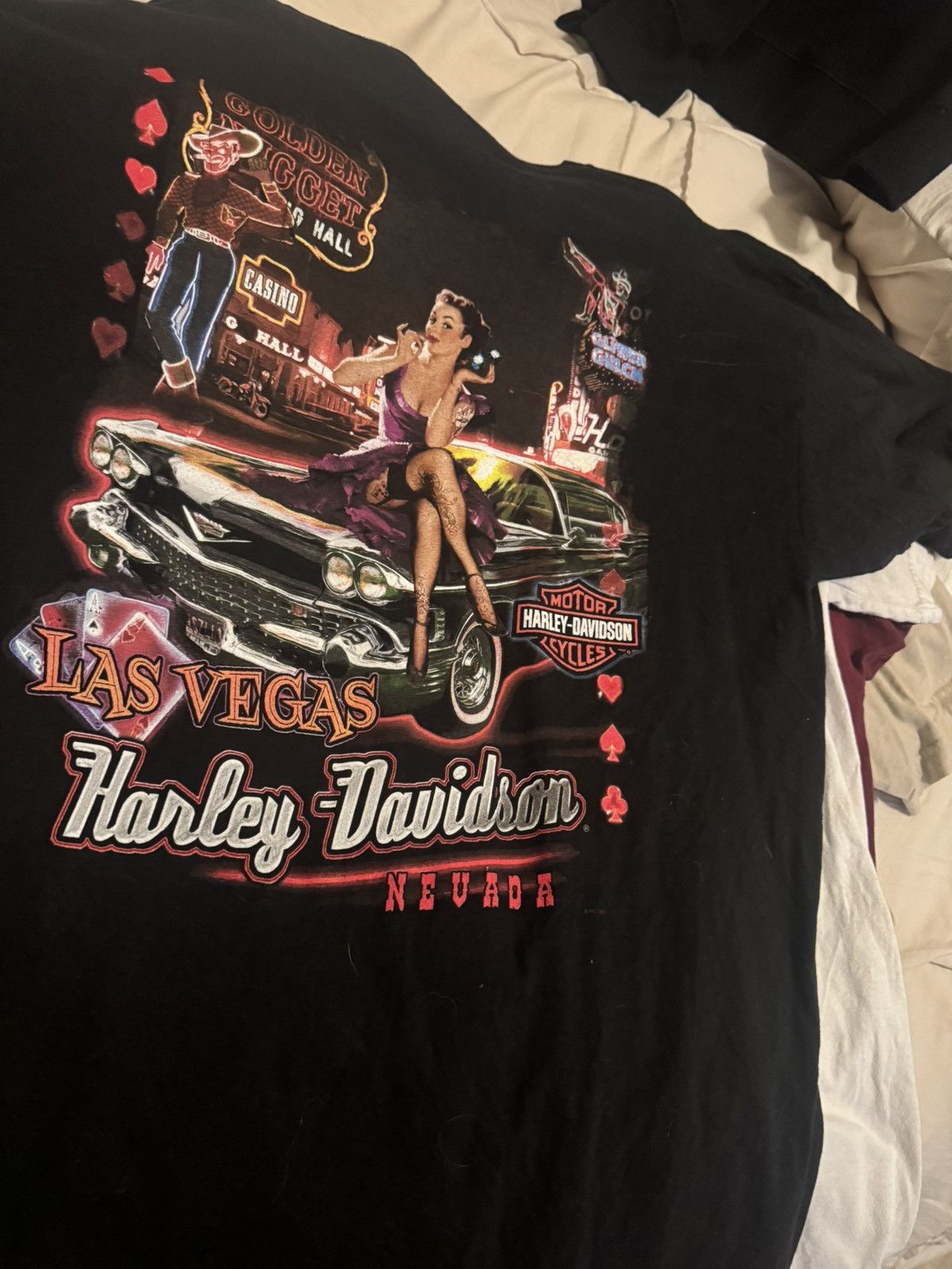 Harley Davidson × Vintage Vintage Harley Davidson LAS VEGAS, NV Tee Size US L / EU 52-54 / 3 - 2 Thumbnail