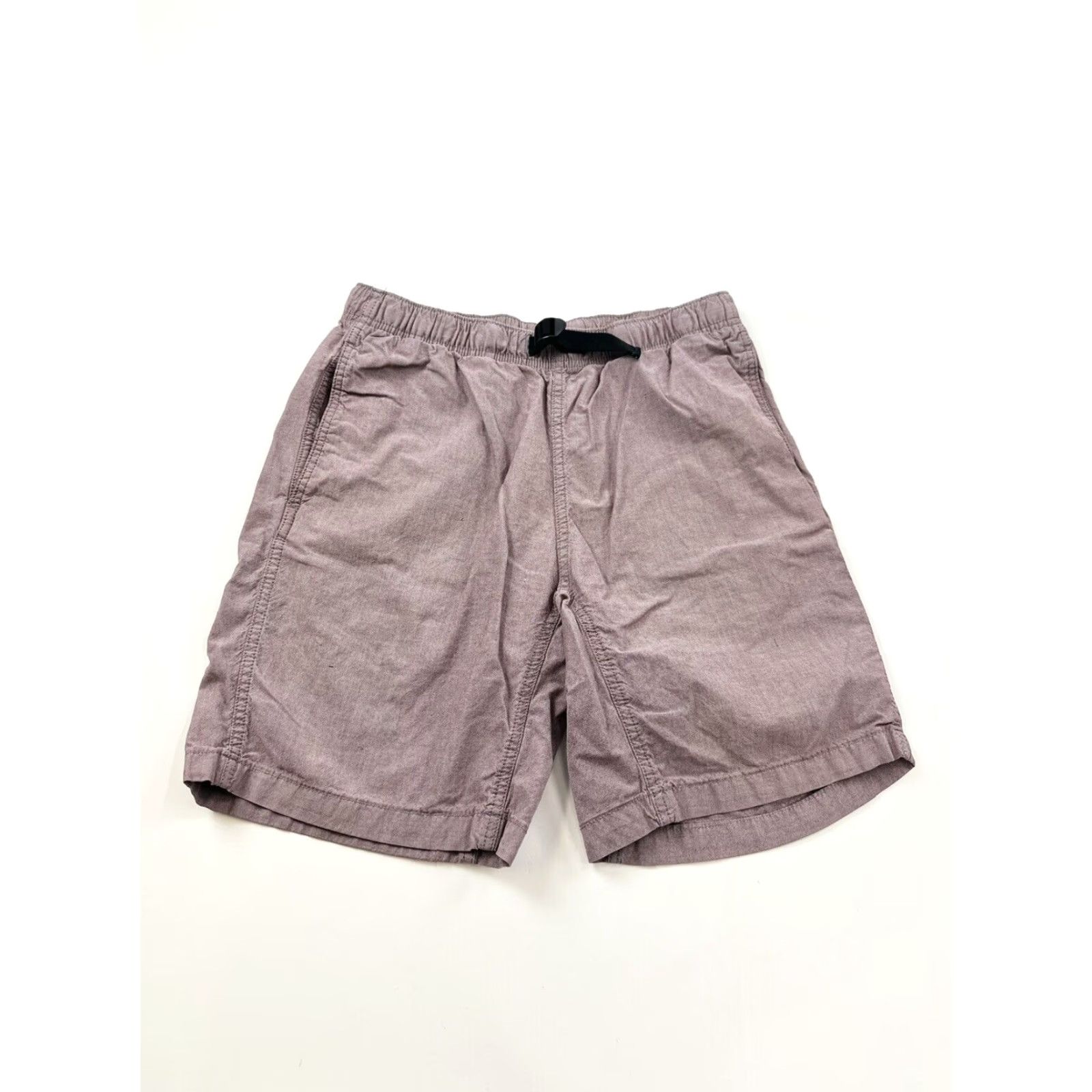 Eddie Bauer Eddie Bauer Shorts Men M Medium Faded Red Belted Chino Elastic Waist Solid Pleated Front Mens Size US 31 - 2 Thumbnail