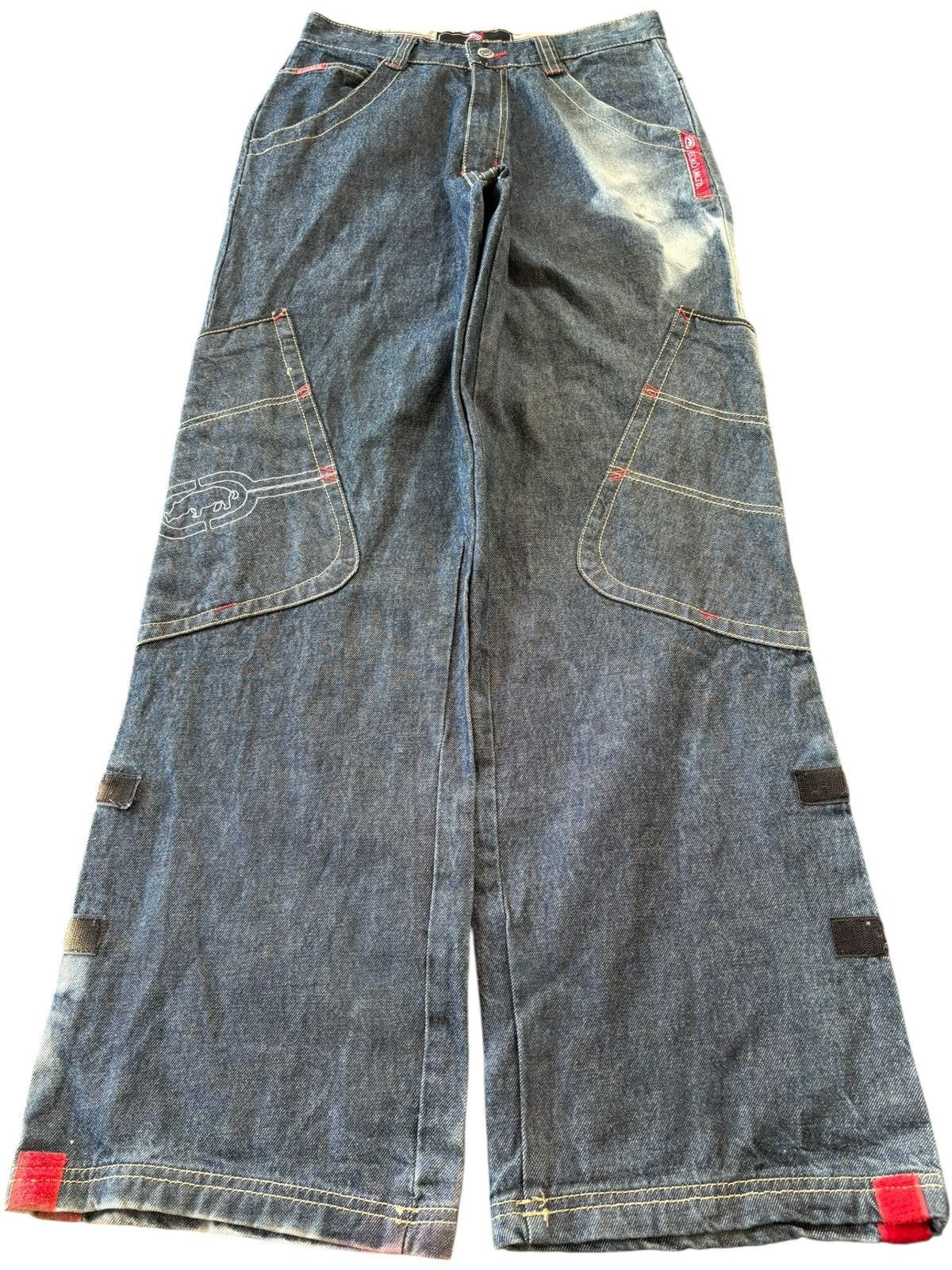 Ecko Unltd. Y2K Ecko Cargo Style Wide Leg Skate Denim Pants Size US 30 / EU 46 - 1 Thumbnail