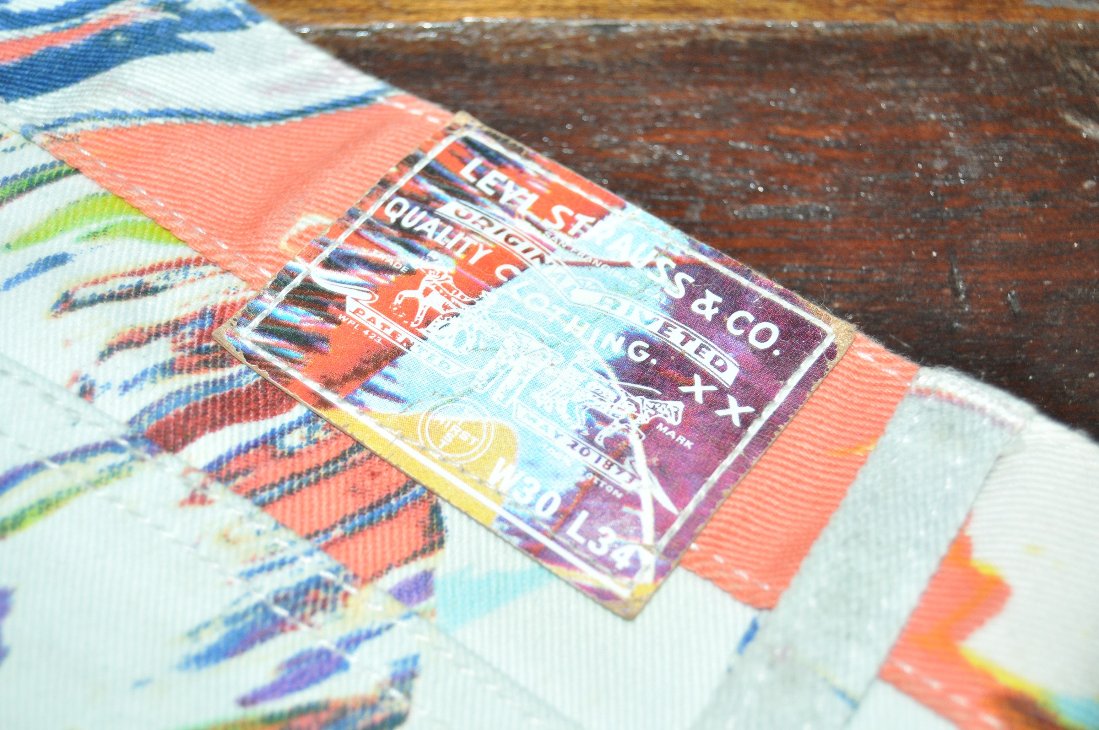 Damien Hirst × Levi's Levi's - Damien Hirst - 2008 - Spin Denim Jean Size US 30 / EU 46 - 3 Thumbnail