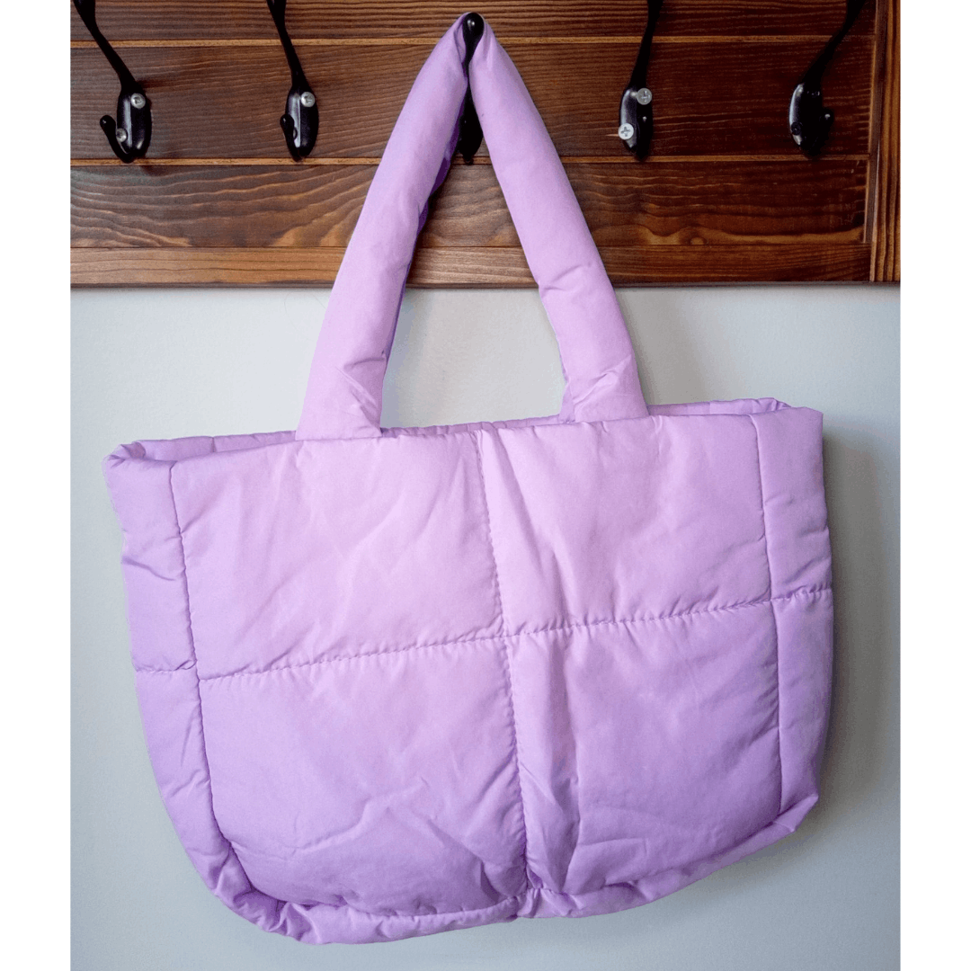 Japanese Brand KUROMI Fabric Handbag, Shoulder bag, Purple, NEW Size ONE SIZE - 2 Thumbnail
