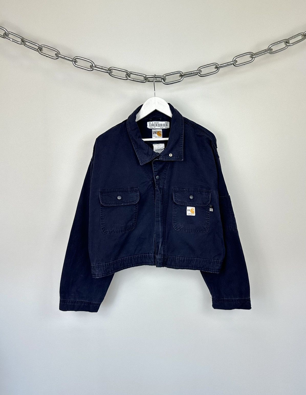 Vintage Carhartt Flame Resistant USA Cropped Y2K Work Jacket