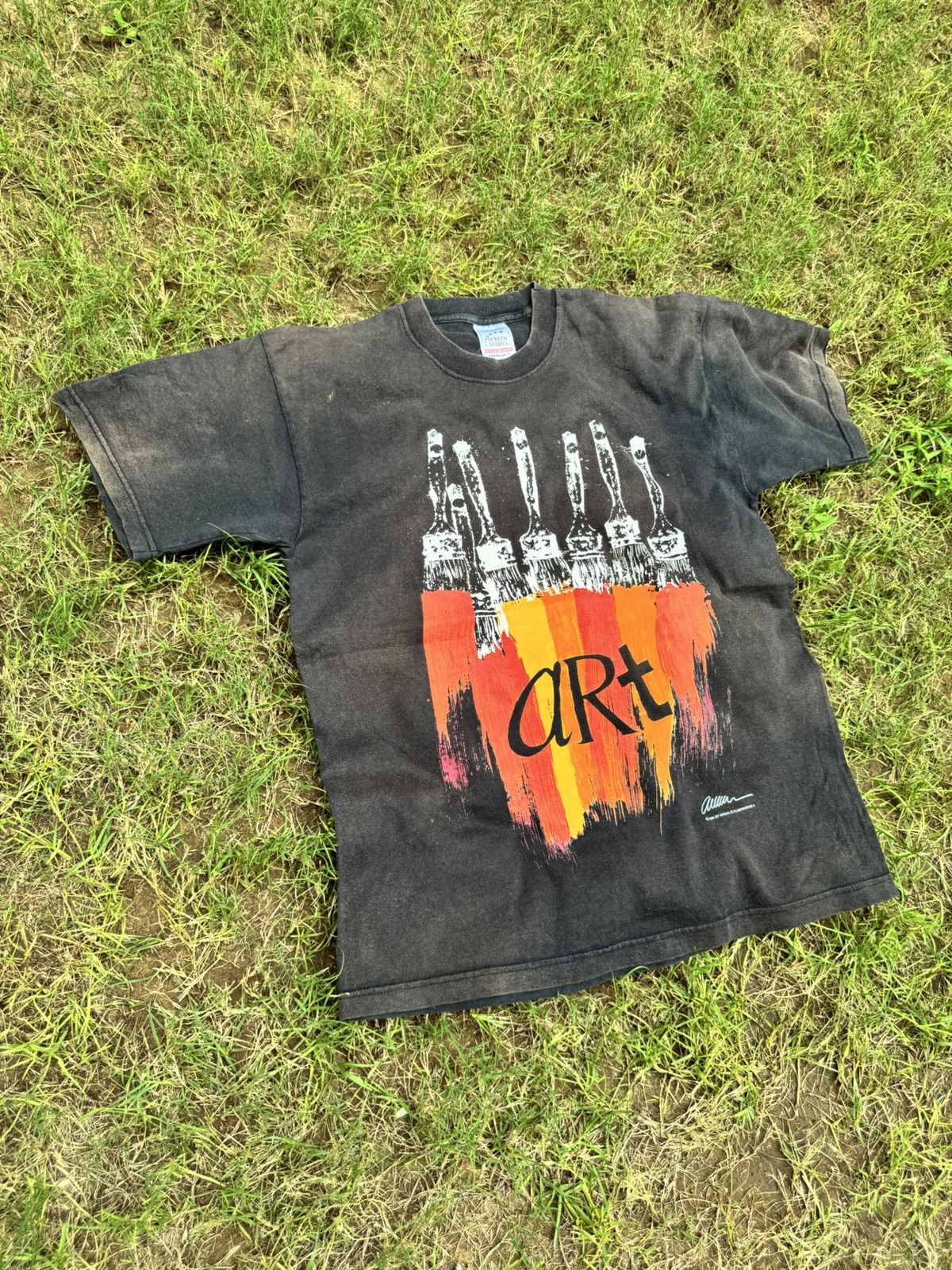 Vintage Vintage art 1994 by arman et flammarion 4 t-shirt Size US L / EU 52-54 / 3 - 3 Thumbnail