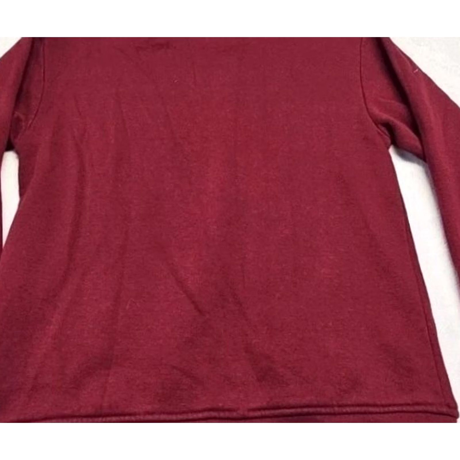 Vintage Vintage Bobbie Brooks Maroon Sweatshirt Womens Leaf Embroidered Small Crewneck Sweater Pullover Knit Cotton Polyester Crew Neck Fall | Womens | S Size S / US 4 / IT 40 - 7 Thumbnail