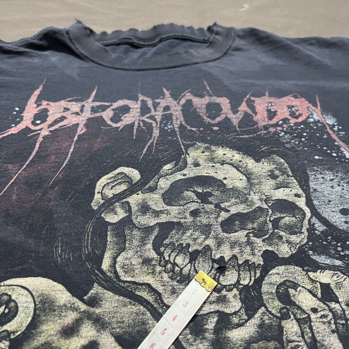 Vintage Y2K Job for a Cowboy Death metal Distressed Thrashed Faded Size US XL / EU 56 / 4 - 7 Thumbnail