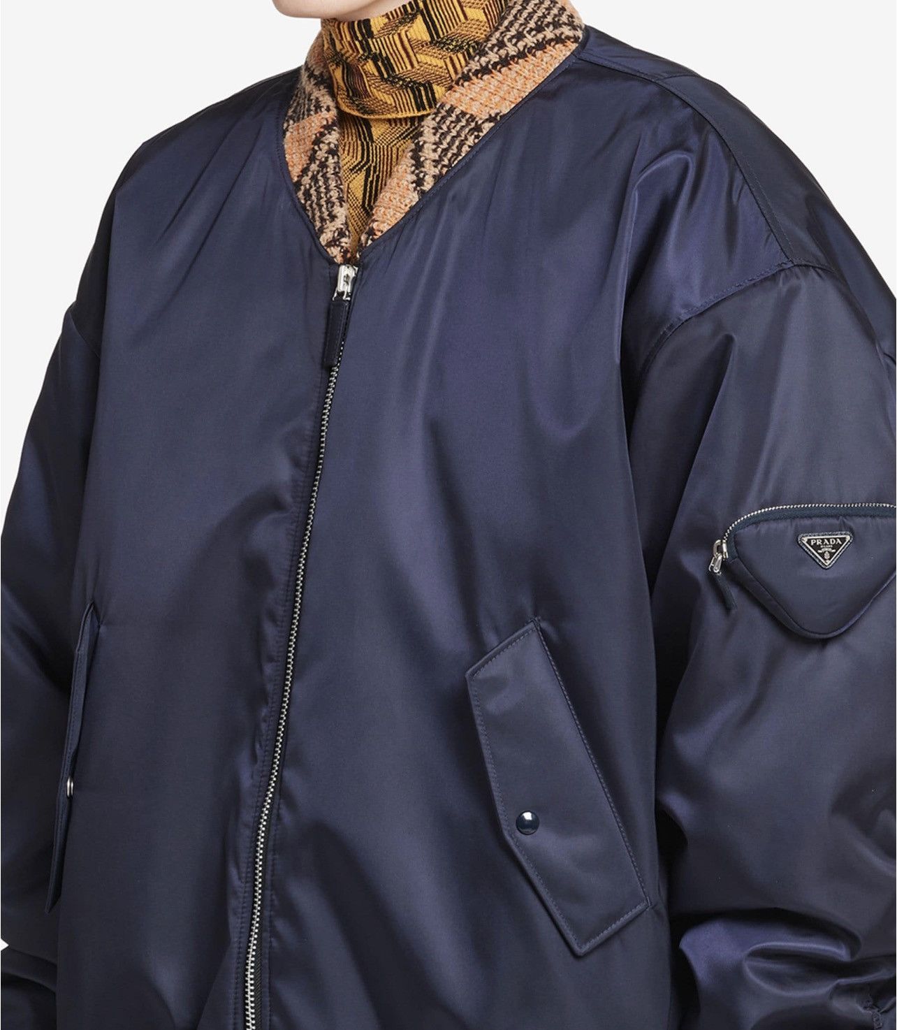 Prada 🔥RUNWAY🔥Prada Re-Nylon Bomber Size US XL / EU 56 / 4 - 6 Thumbnail
