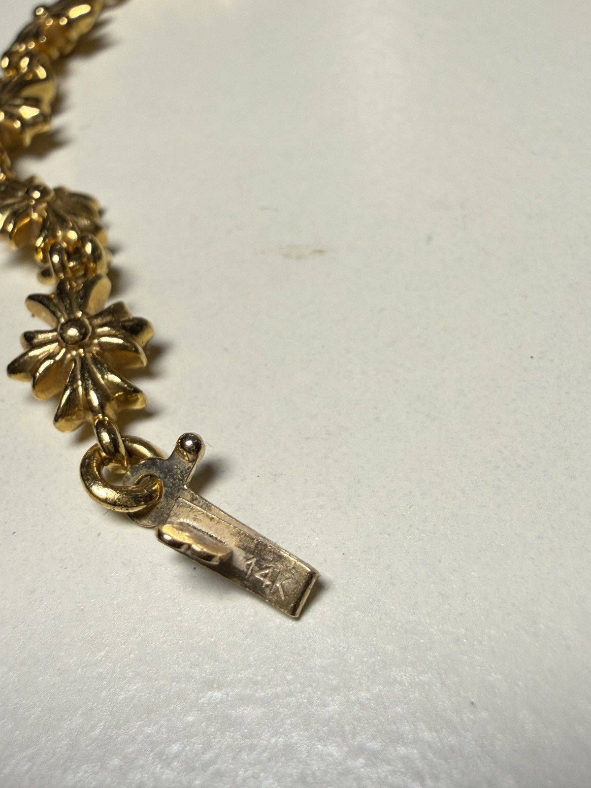 Chrome Hearts Chrome Hearts Gold Tiny E Cross Plus Bracelet Logo small Size ONE SIZE - 10 Thumbnail