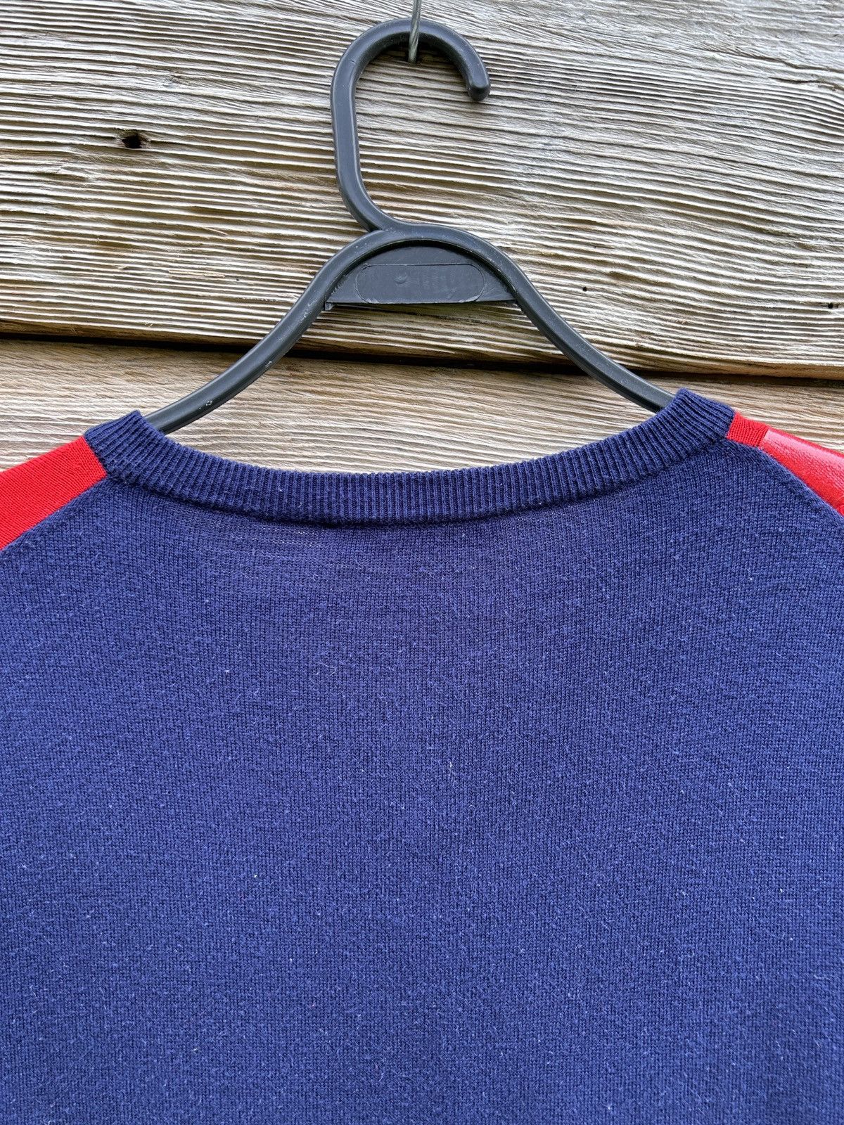 Alexander McQueen Vintage MCQ by Alexander Mcqueen Tape V Neck Sweater Size US L / EU 52-54 / 3 - 6 Thumbnail