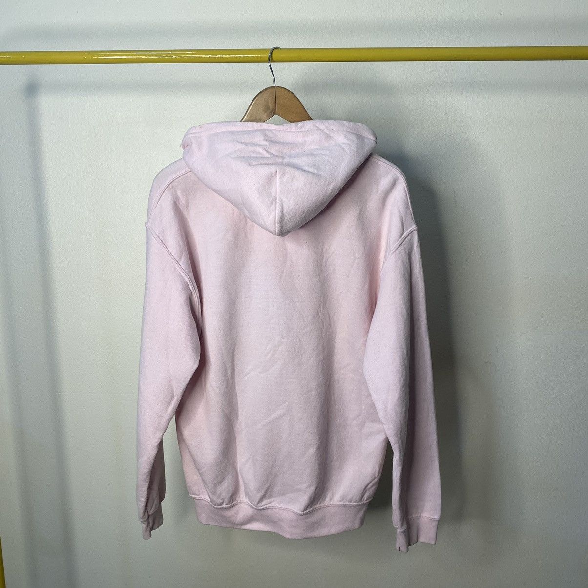Japanese Brand × X-Girl X-Girl Mini Embroidery Logo Hoodie Soft Pink Size M / US 6-8 / IT 42-44 - 2 Thumbnail