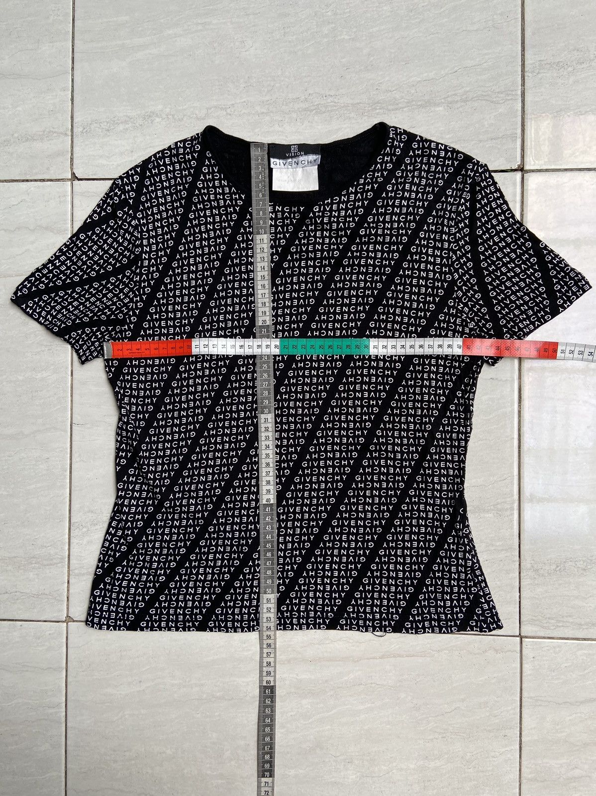 Givenchy GIVENCHY Black Motive T-shirt Size US XS / EU 42 / 0 - 7 Thumbnail
