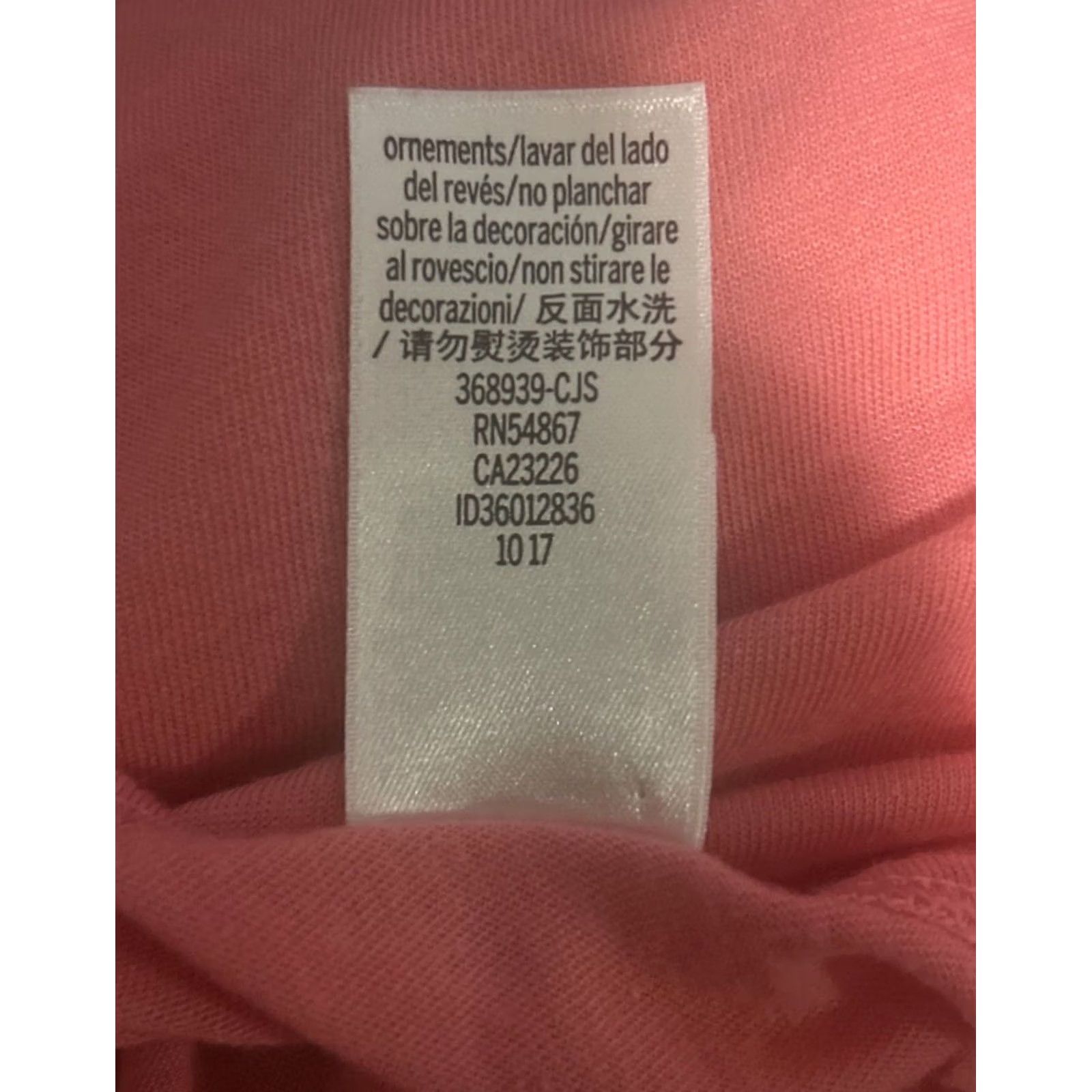 Victoria's Secret VINTAGE Victoria's Secret Pink Shirt Top Sz Large Low-Back S/S 885 Women Cotton Polyester Pink T-Shirt Sports Casual Modern Basic Menstrual? Size L / US 10 / IT 46 - 4 Thumbnail
