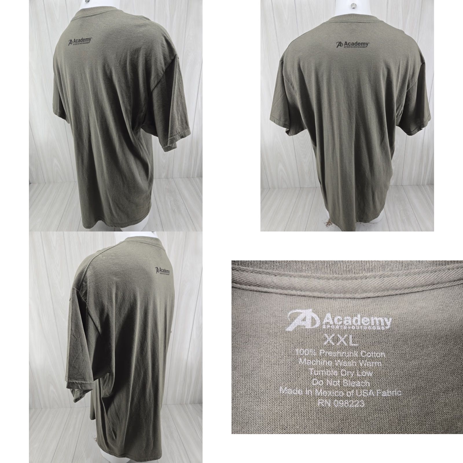 Vintage Academy Sports Outdoors Got Ammo I Do Men’s 2XL Army Green T Shirt Size US XXL / EU 58 / 5 - 8 Thumbnail