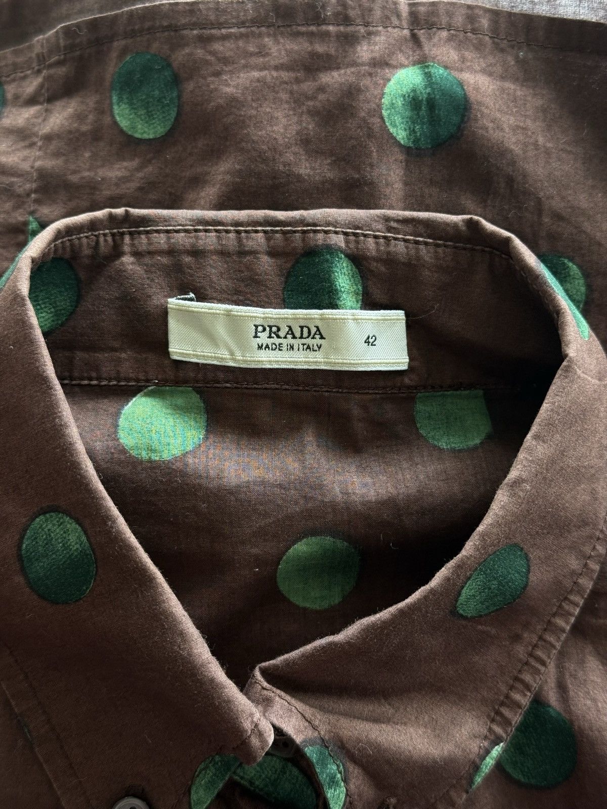 Prada Prada polka dot blouse shirt Size M / US 6-8 / IT 42-44 - 7 Thumbnail