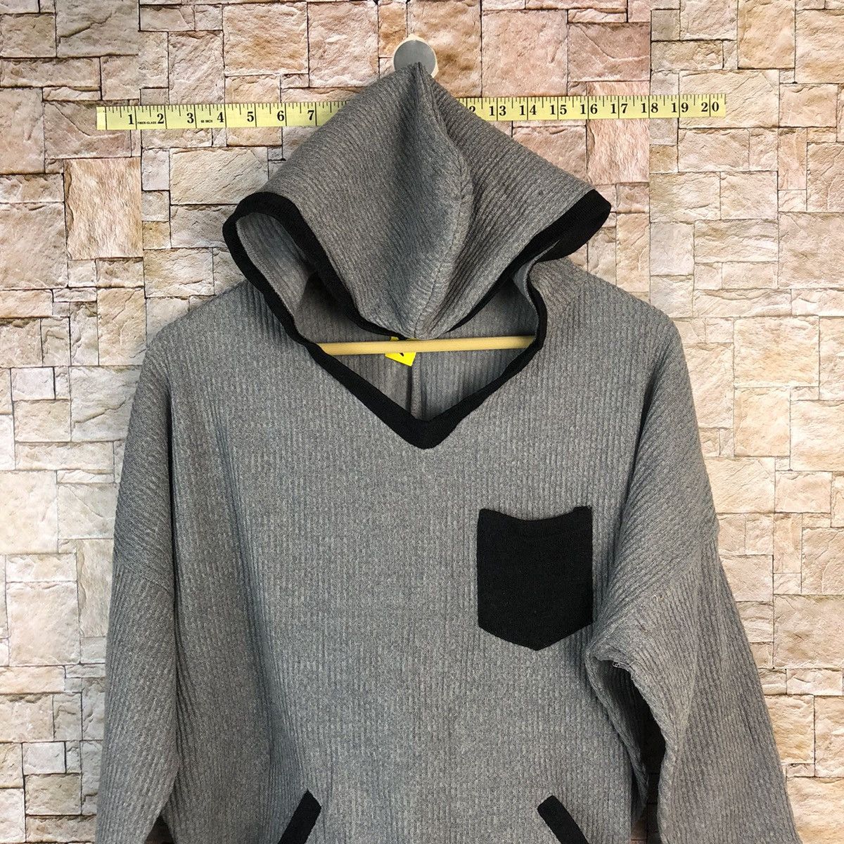 Japanese Brand Rapichie Grey Hoodie Knitwear #A508 Size M / US 6-8 / IT 42-44 - 2 Thumbnail